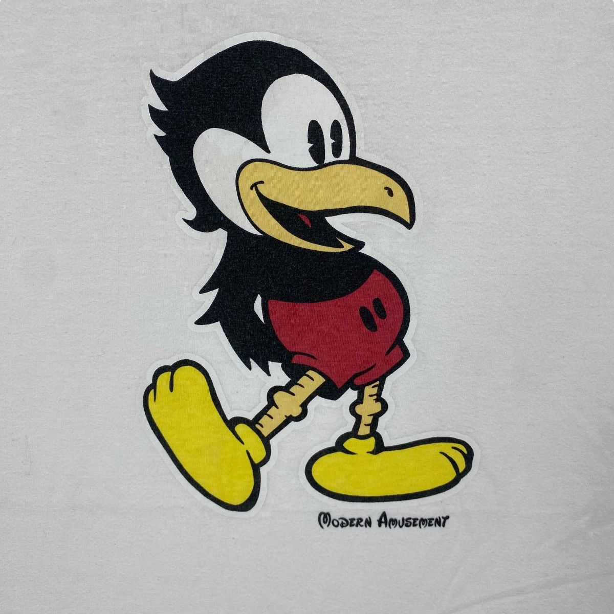 Modern Amusement × Vintage Vintage 00's MODERN AMUSEMENT Mickey Mouse Tee Shirt Size US M / EU 48-50 / 2 - 2 Thumbnail