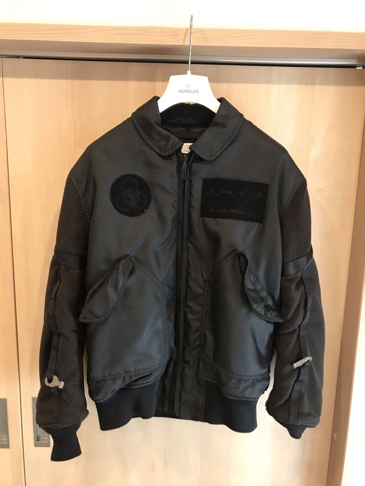 General Research 01AW General Research Docking bondage flight jacket |  Grailed