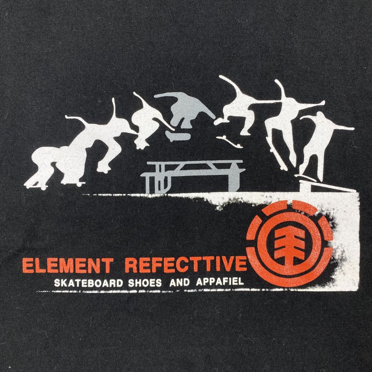 Element Vintage 90's ELEMENT Refecttive Skateboard Shoes And Apparel Size US XL / EU 56 / 4 - 4 Thumbnail