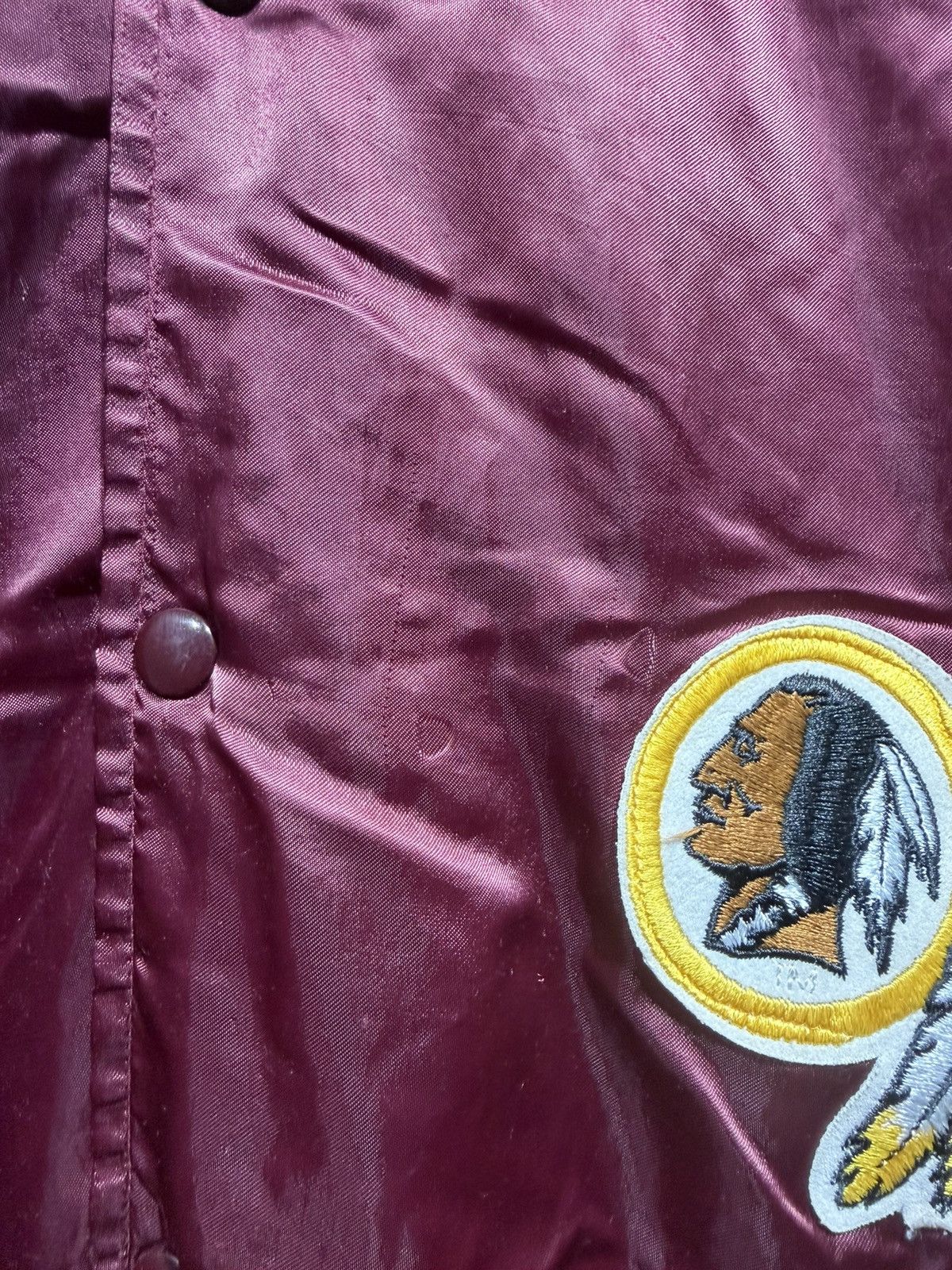 Chalk Line vintage 1980s Chalk Line Washington Redskins satin jacket Size US XL / EU 56 / 4 - 6 Thumbnail