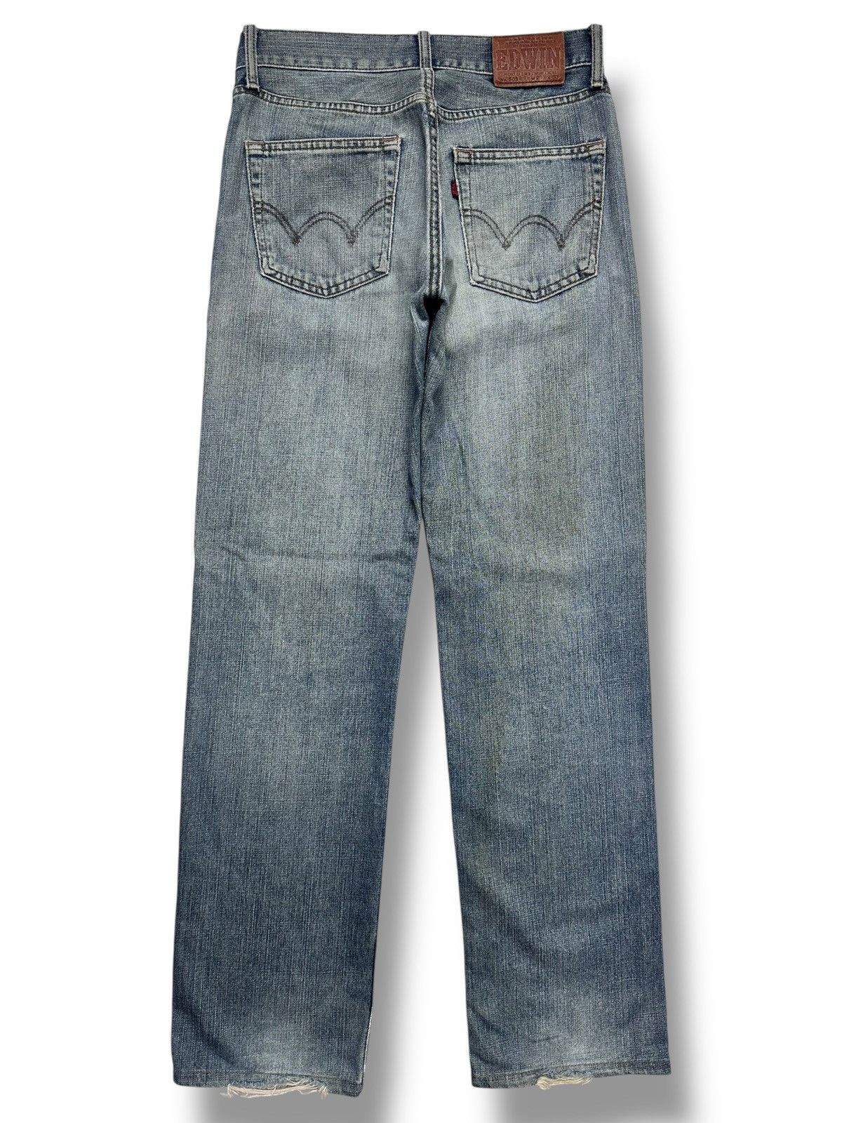 Edwin Edwin 503 Straight Cut Vintage Distressed look with Bluewash Size US 30 / EU 46 - 3 Thumbnail