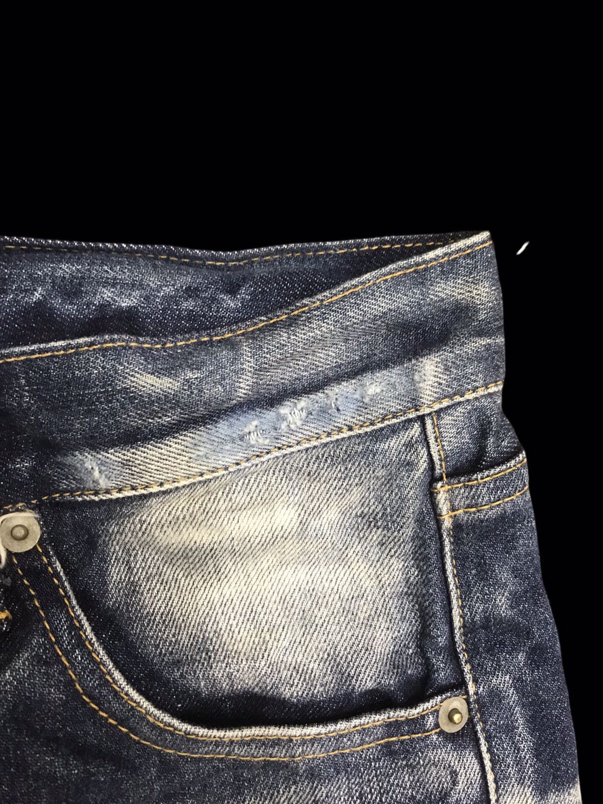 Japanese Brand 💥ARCHIVAL💥SELF TA SUPER STONEWASH DISTRESSED DENIM F295 Size US 30 / EU 46 - 9 Thumbnail
