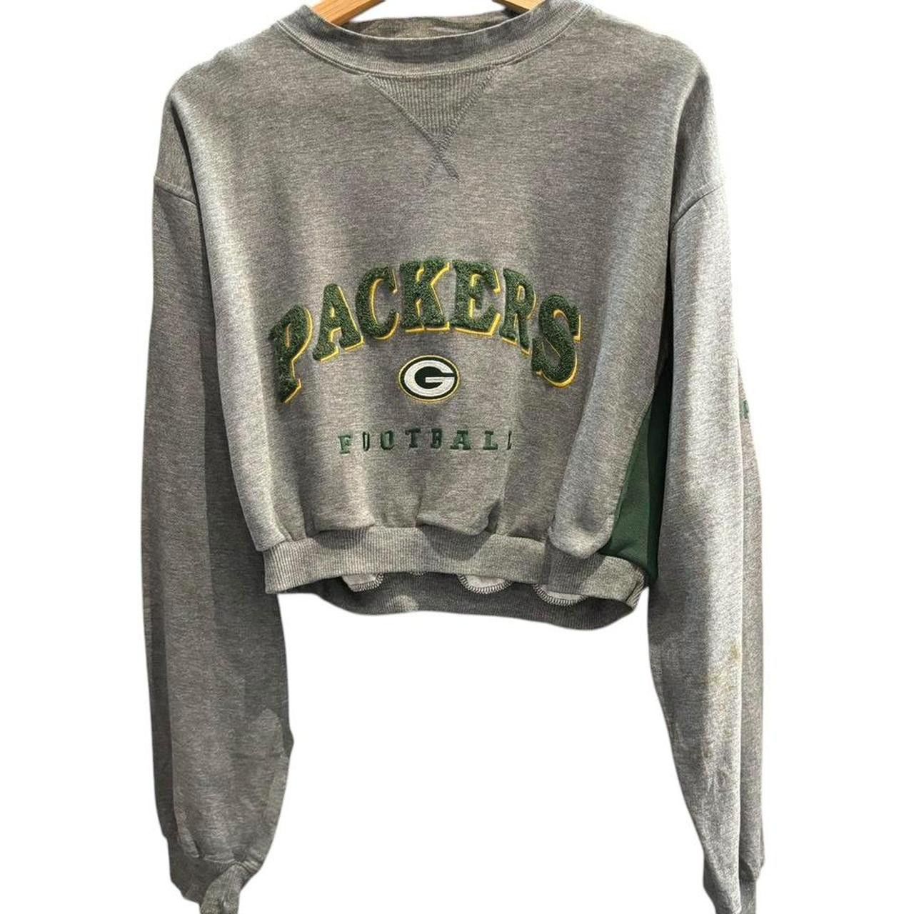 NFL × Vintage Vintage Green Bay packers crop top sweatshirt size: XL Size XL / US 12-14 / IT 48-50 - 1 Thumbnail