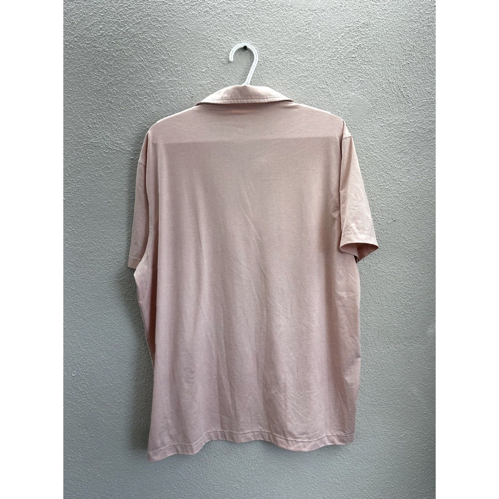George George Mens Polo Shirt Size Large 42-44 Pink Collared Short Sleeve Size US L / EU 52-54 / 3 - 7 Thumbnail