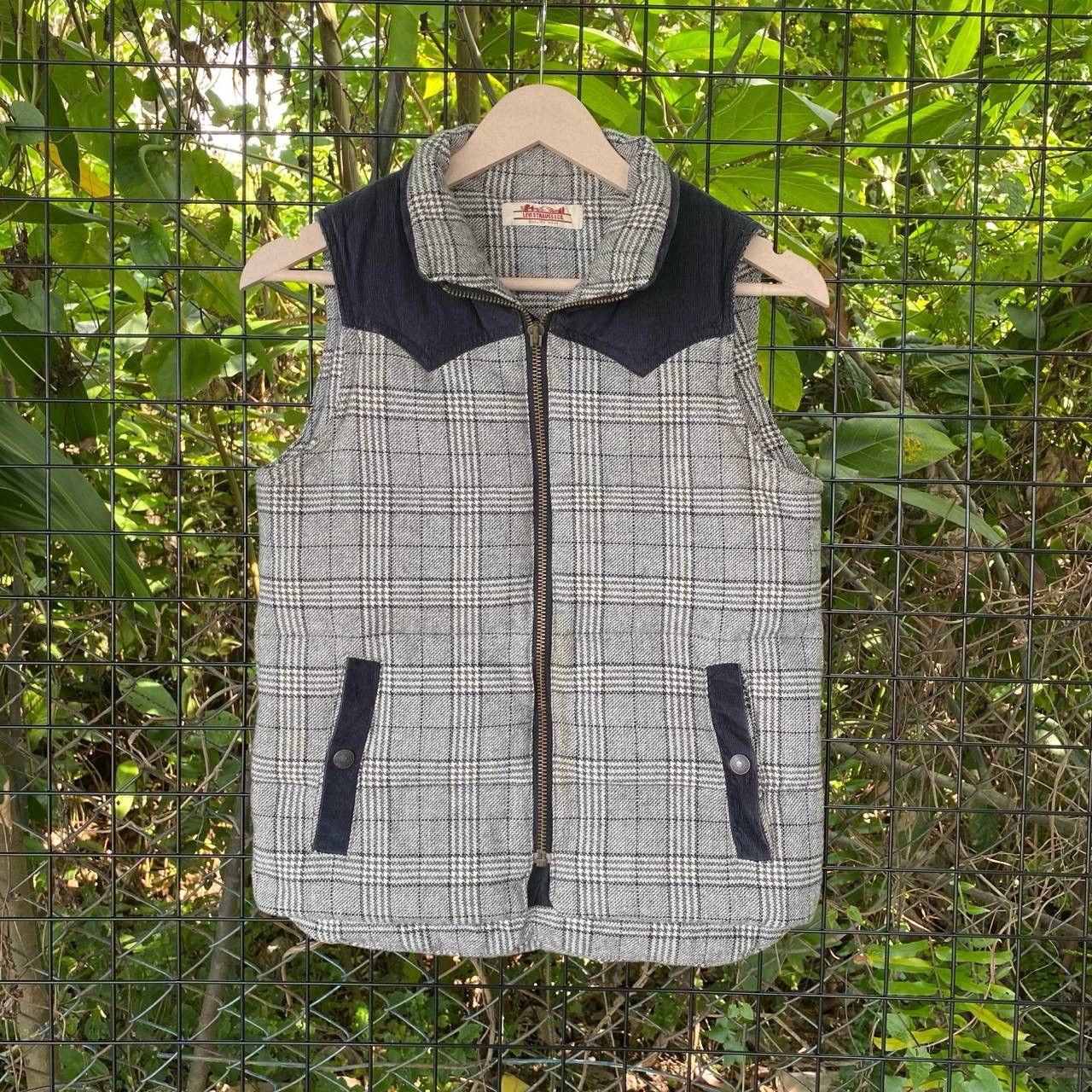 Levi's × Levi's Vintage Clothing Levis Checkered Wool Puffer Vest Size US XS / EU 42 / 0 - 1 Thumbnail