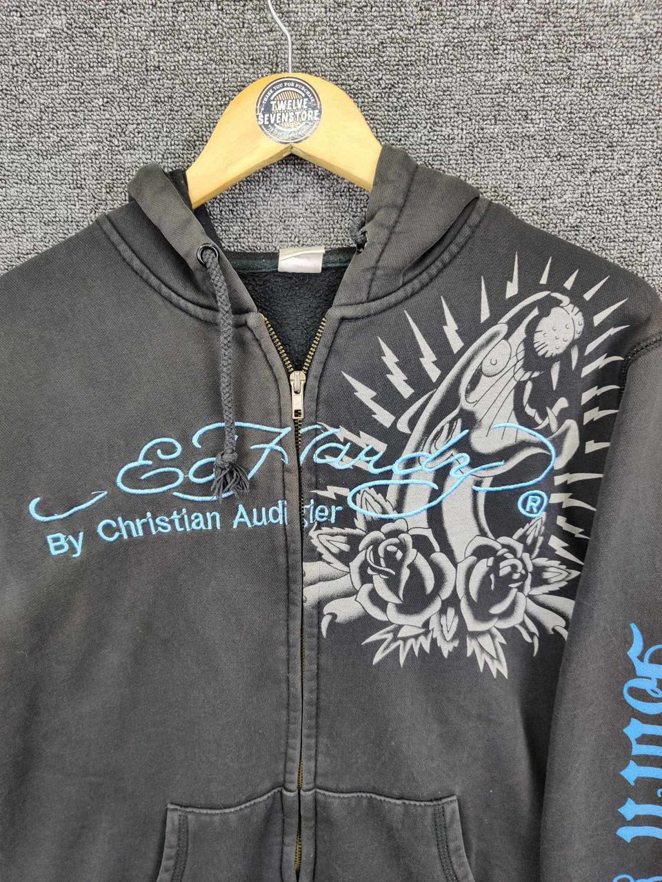 Ed Hardy Vintage Ed Hardy Christian Audigier Zipper Hoodie Size US M / EU 48-50 / 2 - 9 Thumbnail