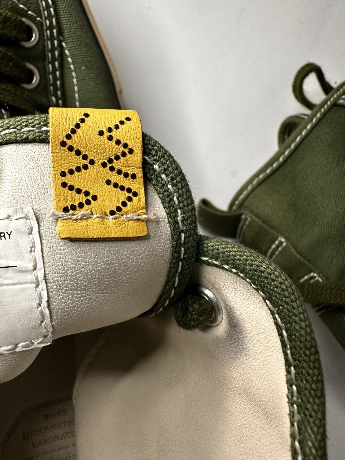 Visvim VISVIM SKAGWAY GREEN HI TOP SNEAKERS . Size US 8 / EU 41 - 14 Thumbnail