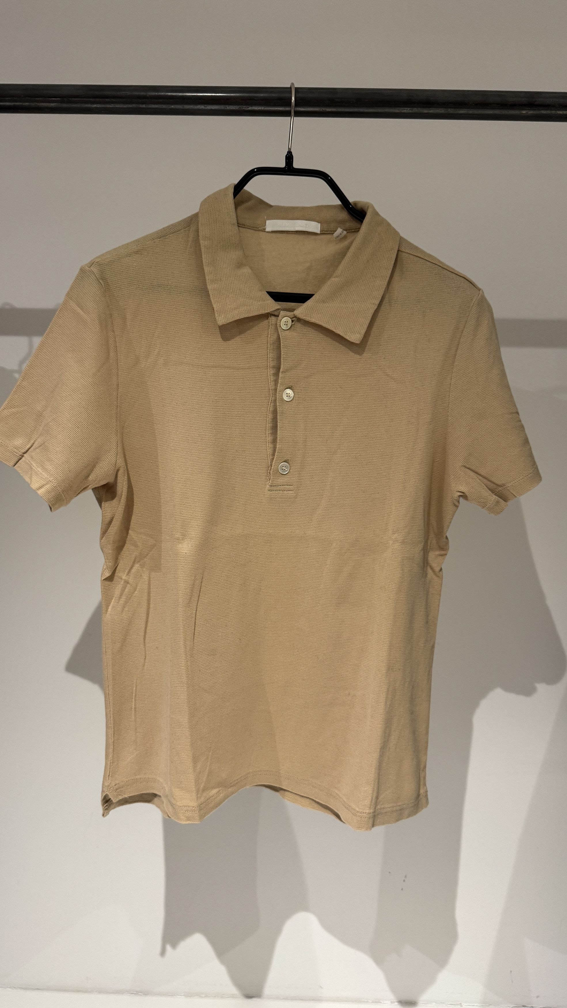 Helmut Lang Super rare Helmut Lang beige polo from the SS 1999 Size US M / EU 48-50 / 2 - 1 Thumbnail