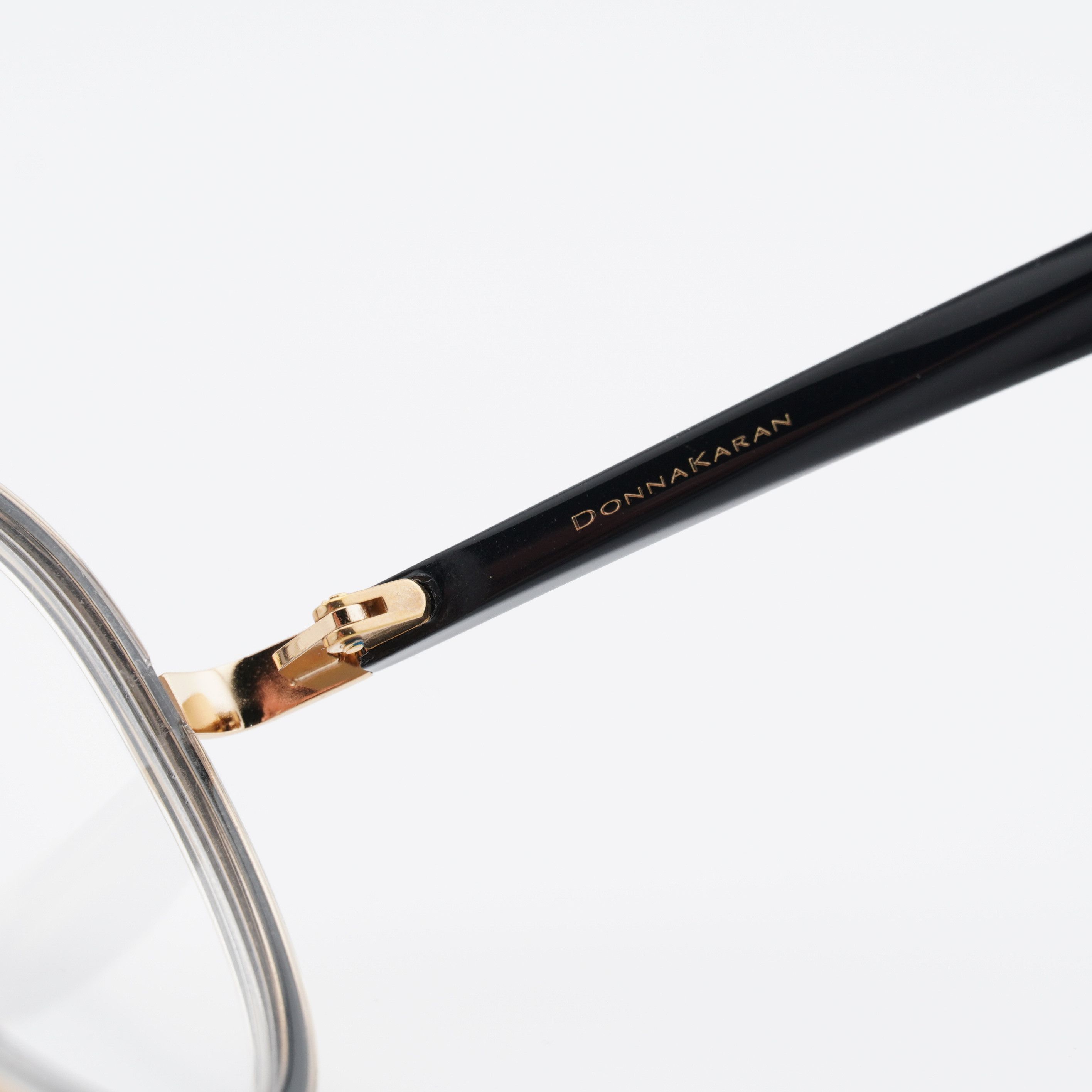 Donna Karan Donna Karan DO5006 002 Eyeglasses - Black/Gold 54mm Aviator Size ONE SIZE - 7 Thumbnail