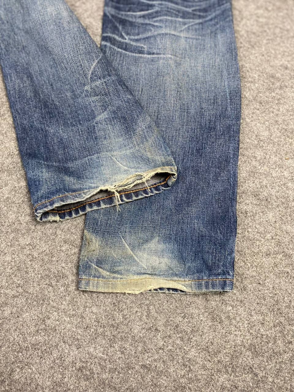 Japanese Brand vintage japanese brands selvedge denim distressed Size US 35 - 7 Thumbnail