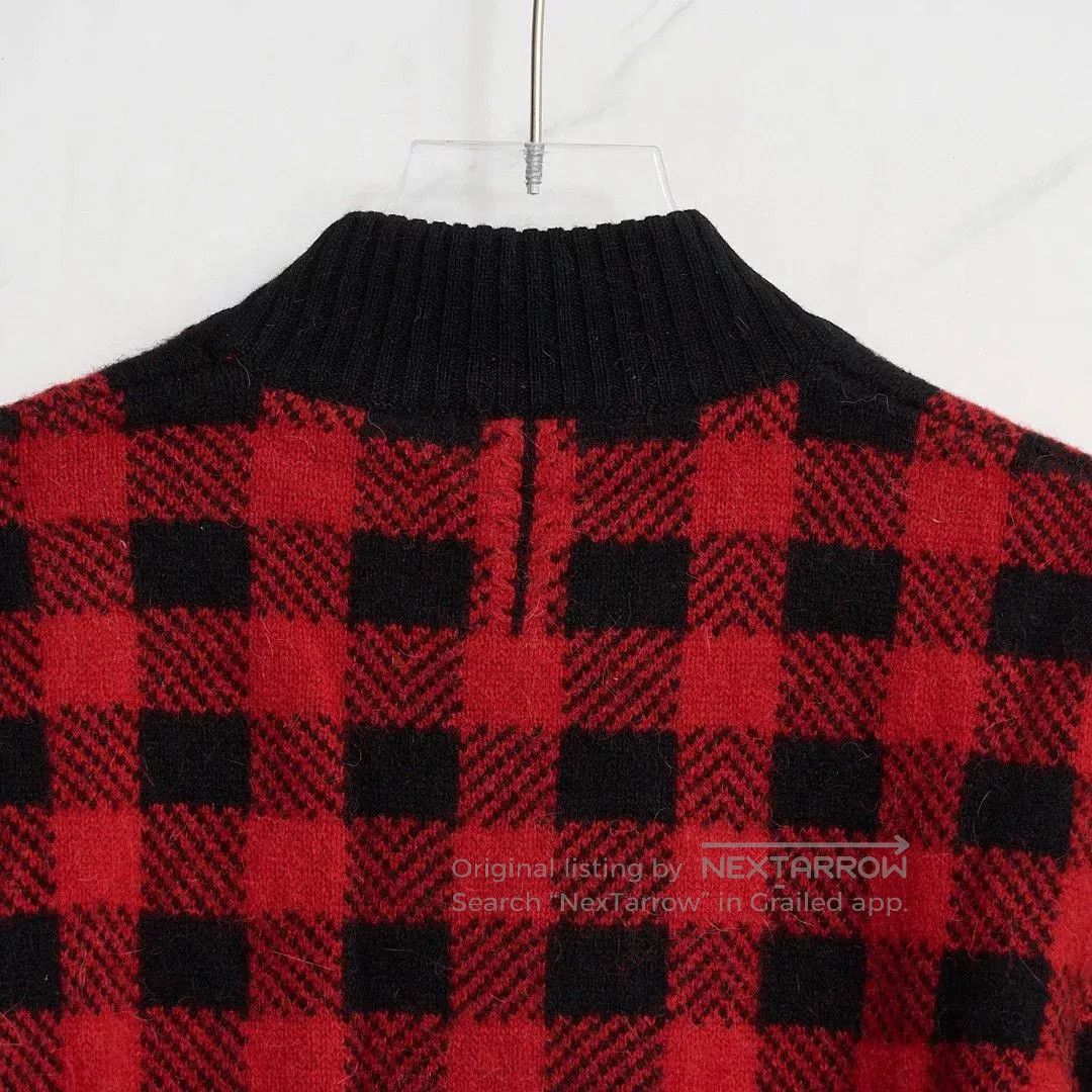 Saint Laurent Paris Saint Laurent Men's Checkered Mock Neck Sweater. Size US M / EU 48-50 / 2 - 5 Thumbnail