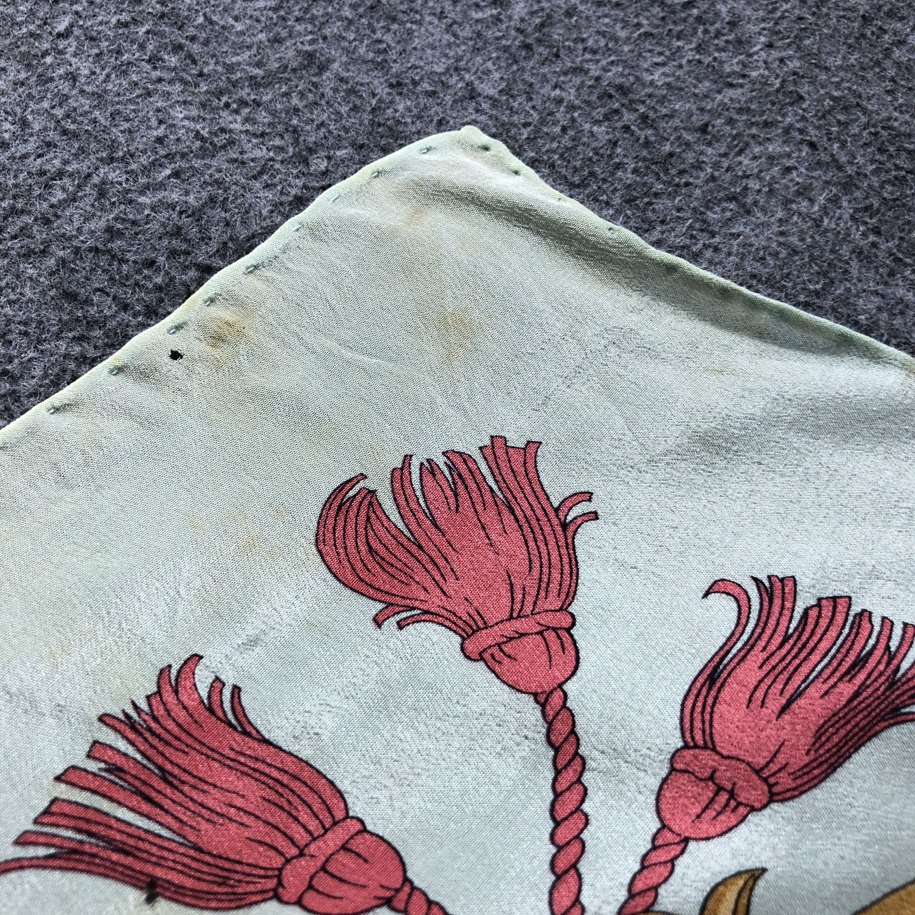Japanese Brand Luxury Tassels Hand Rolled Silk Scarf M1063 Size ONE SIZE - 13 Thumbnail