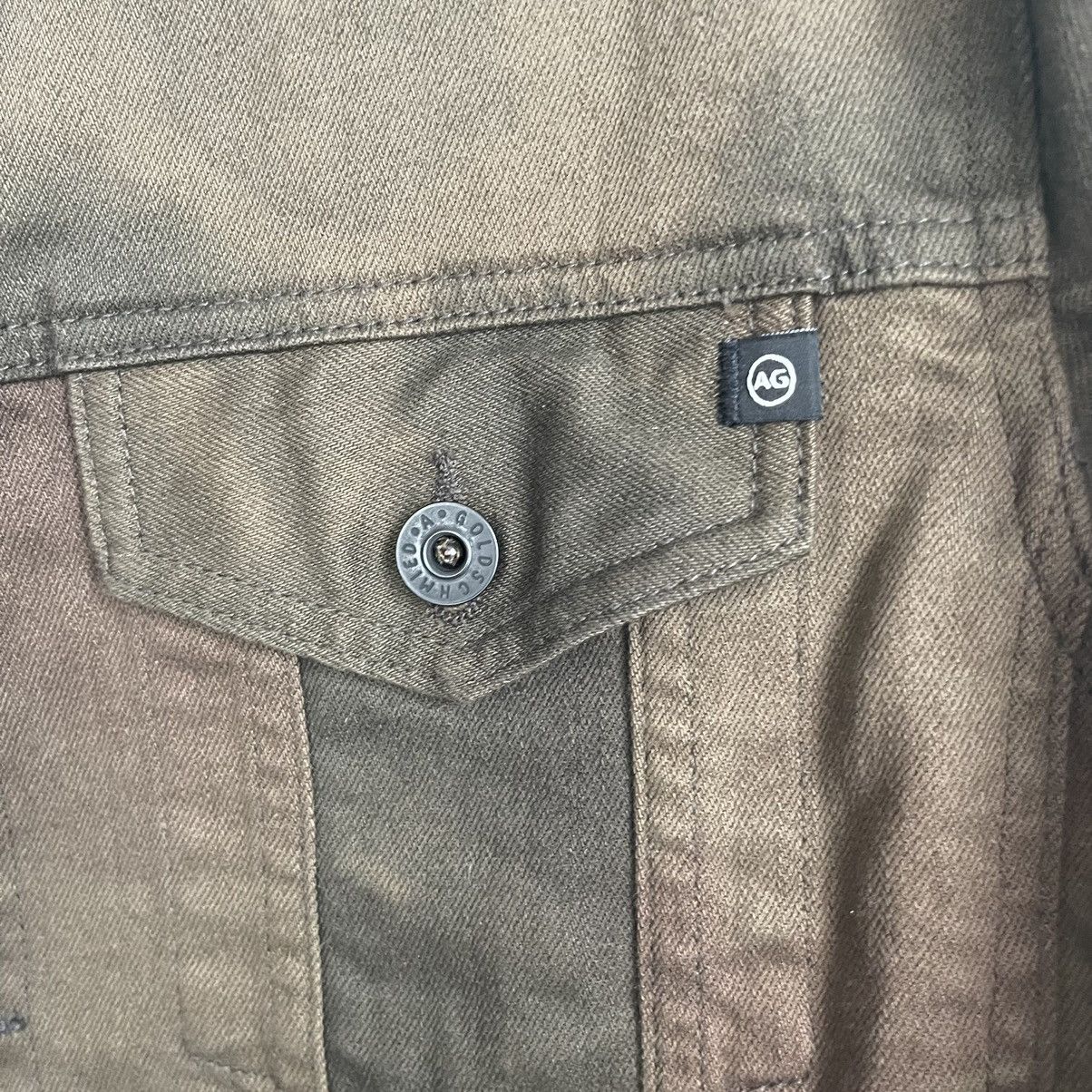 AG Adriano Goldschmied AG Adriano Goldschmied Button Front Trucker Dart Jacket Size US L / EU 52-54 / 3 - 5 Thumbnail
