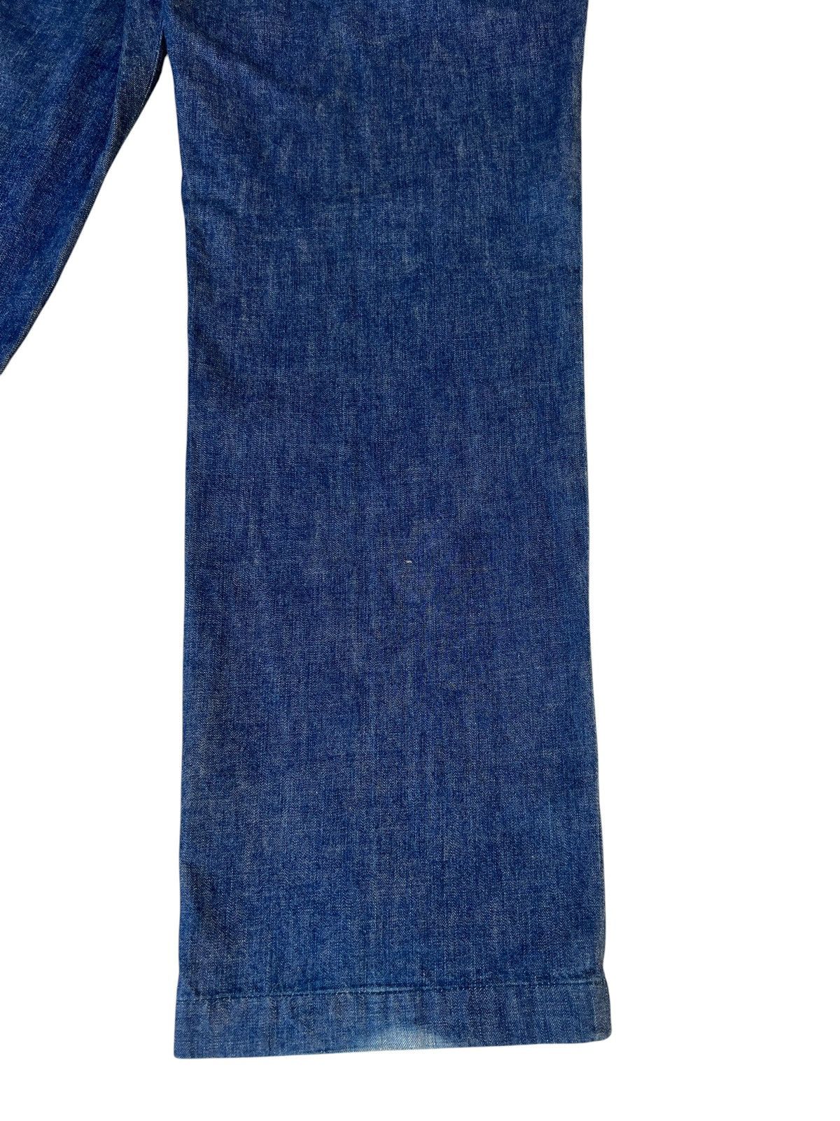 Fat Tokyo FAT FA Japan Buckle Back Baggy Denim Trouser Pant Size US 34 / EU 50 - 19 Thumbnail