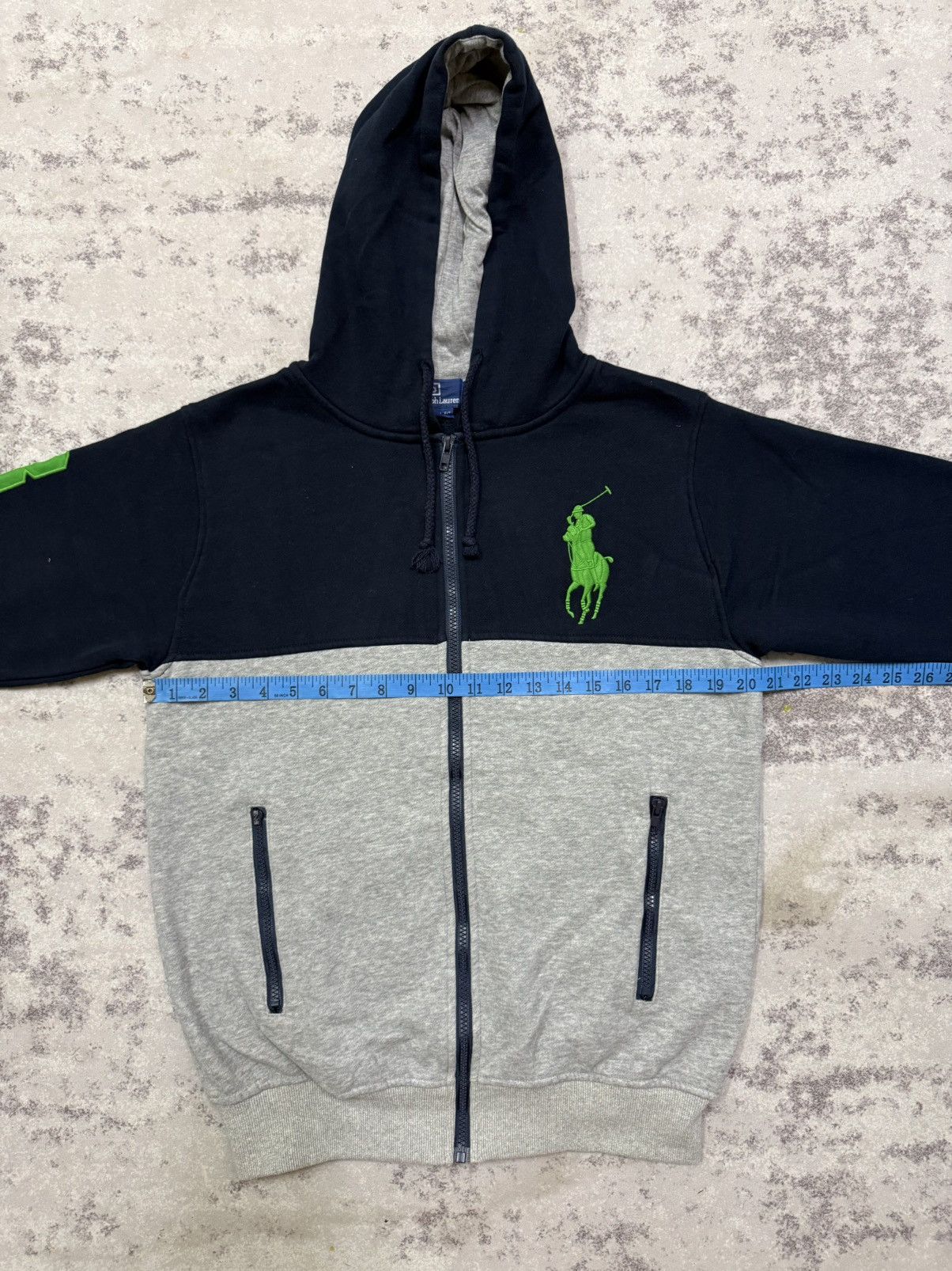 Polo Ralph Lauren Polo by Ralph Lauren Two Tone Colour Zip Up Sweater Hoodie Size US S / EU 44-46 / 1 - 13 Thumbnail
