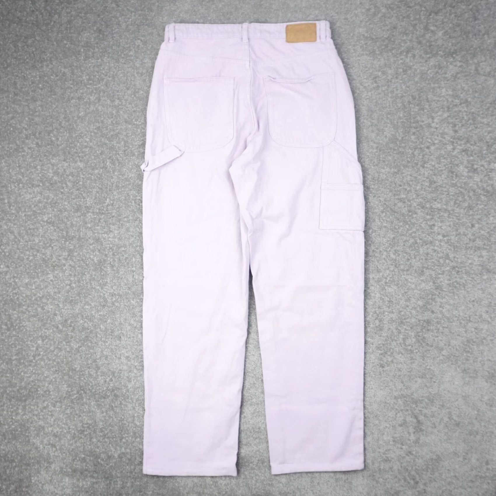 Cotton On Cotton On Carpenter Denim Wide Leg Jeans Womens Purple Light Wash 32x33 Size 24" / US 00 / IT 34 - 2 Thumbnail