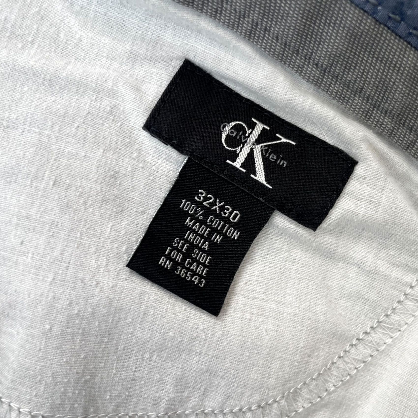 Calvin Klein Calvin Klein Pants Mens 32x30 Gray Cotton Chino Straight Leg Size US 32 / EU 48 - 3 Thumbnail