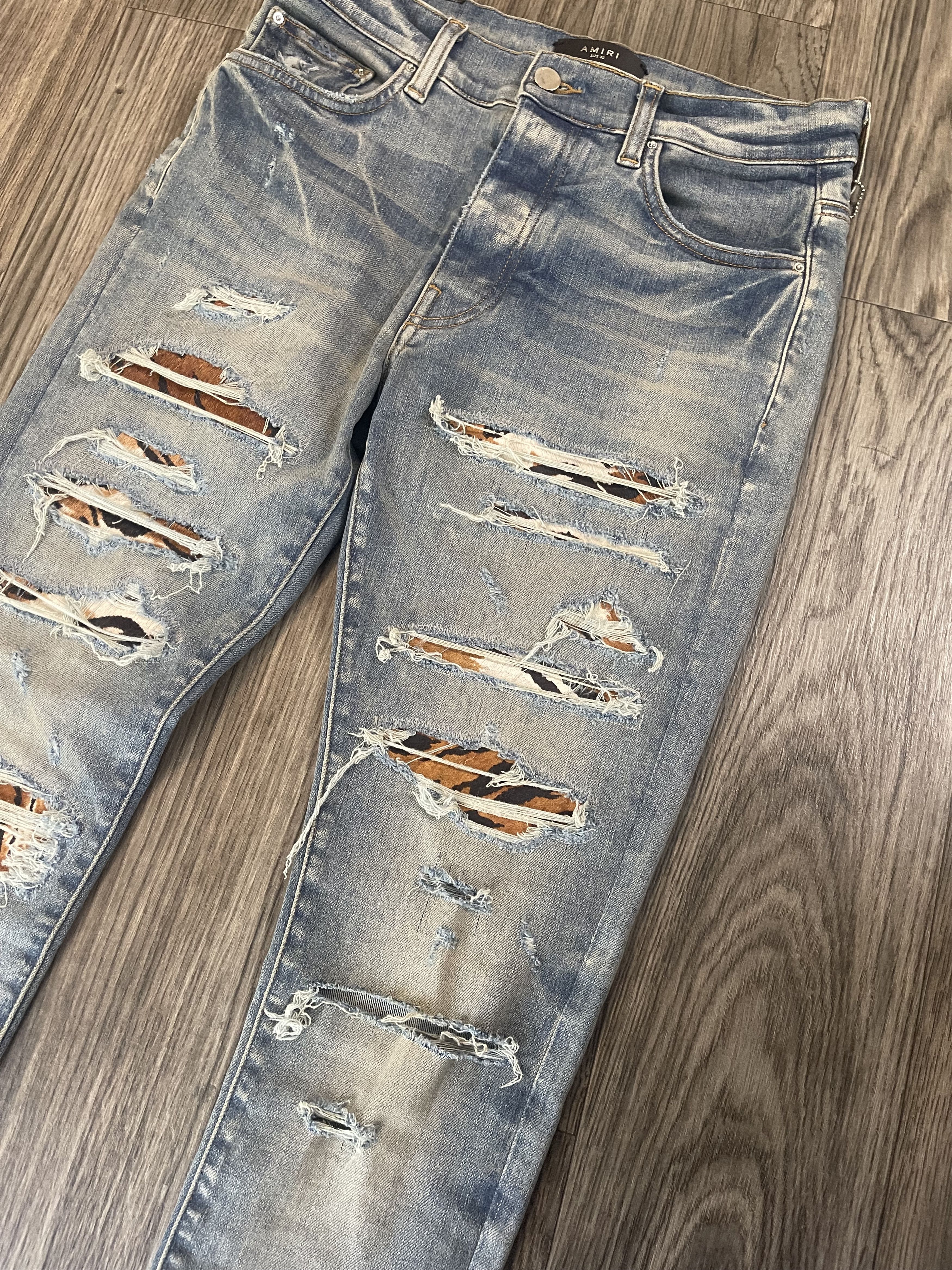 Amiri Amiri jeans clay indigo Chinese new year Size US 30 / EU 46 - 2 Thumbnail