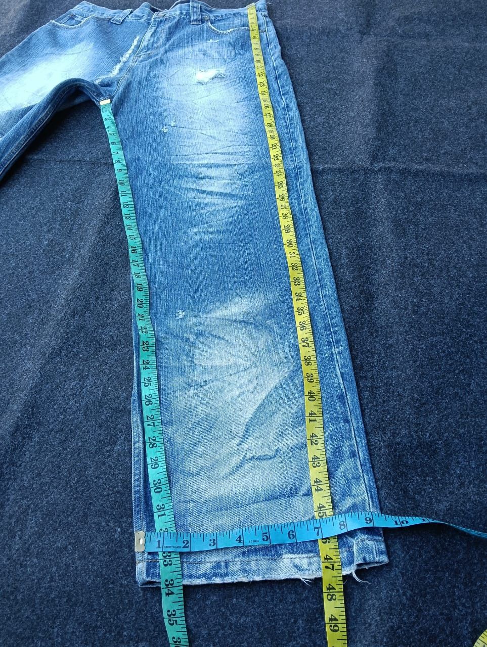 Karl Kani 90s Hip hop Karl Kani Baggy skater jeans distressed wash W36 Size US 36 / EU 52 - 8 Thumbnail