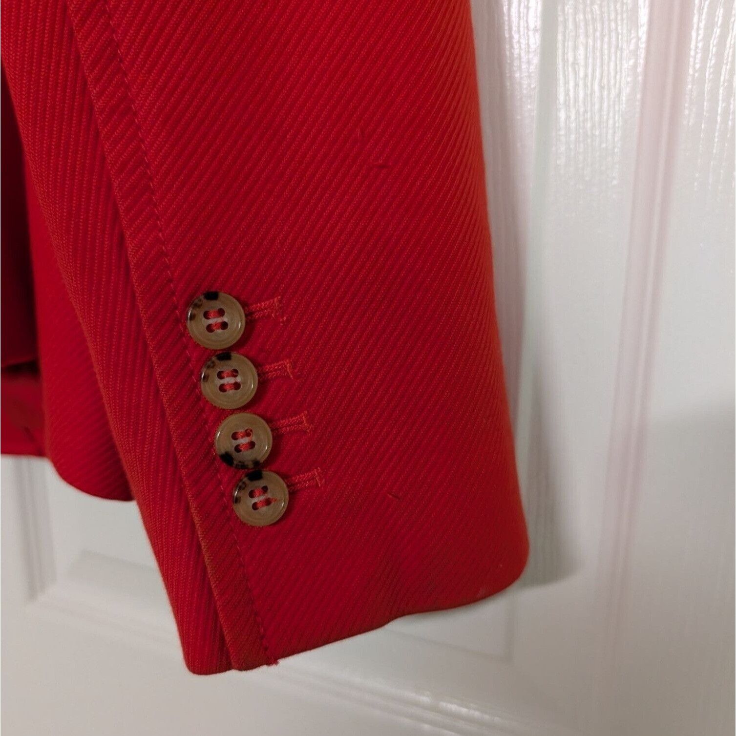 Talbots Talbots 2 Button Blazer Womens Size 14 Orange 100% Cotton Size XL / US 12-14 / IT 48-50 - 10 Thumbnail