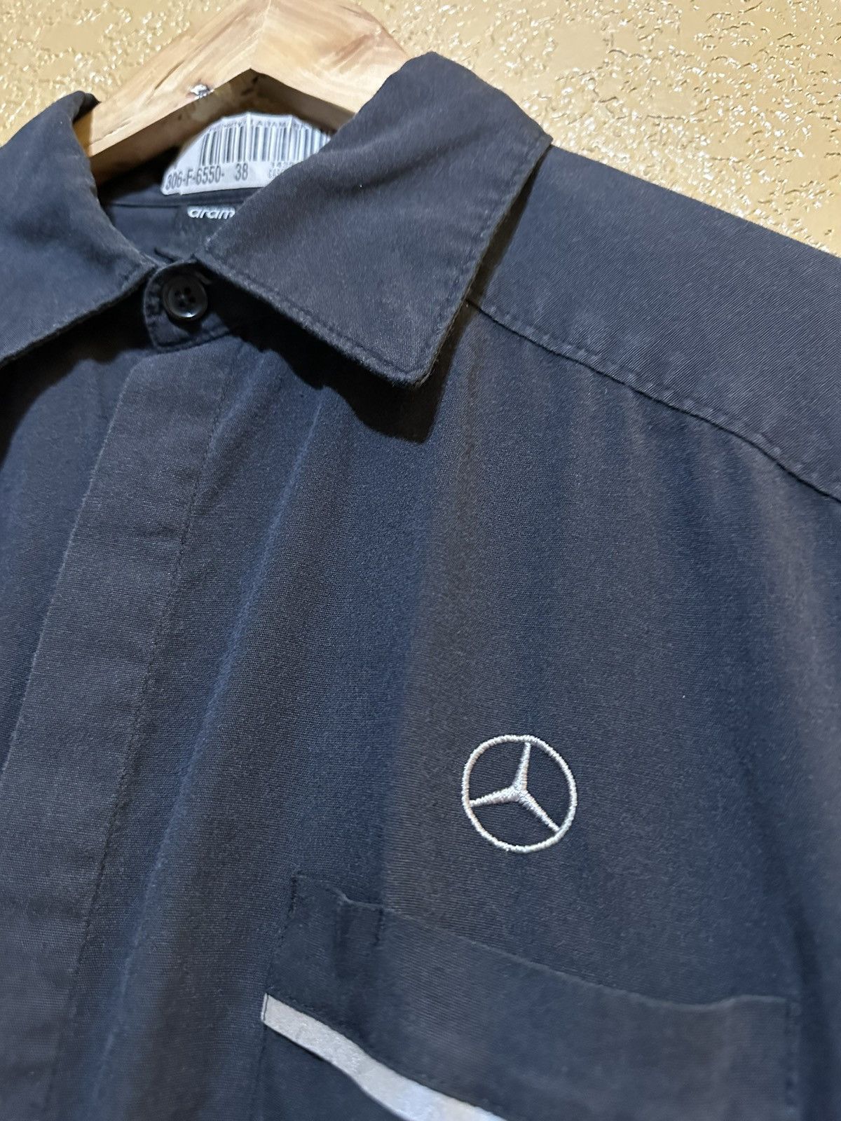 4GSELLER × Mercedes-Benz × Vintage Vintage Mercedes Benz Mechanic Work Button Shirt Medium Size US M / EU 48-50 / 2 - 3 Thumbnail