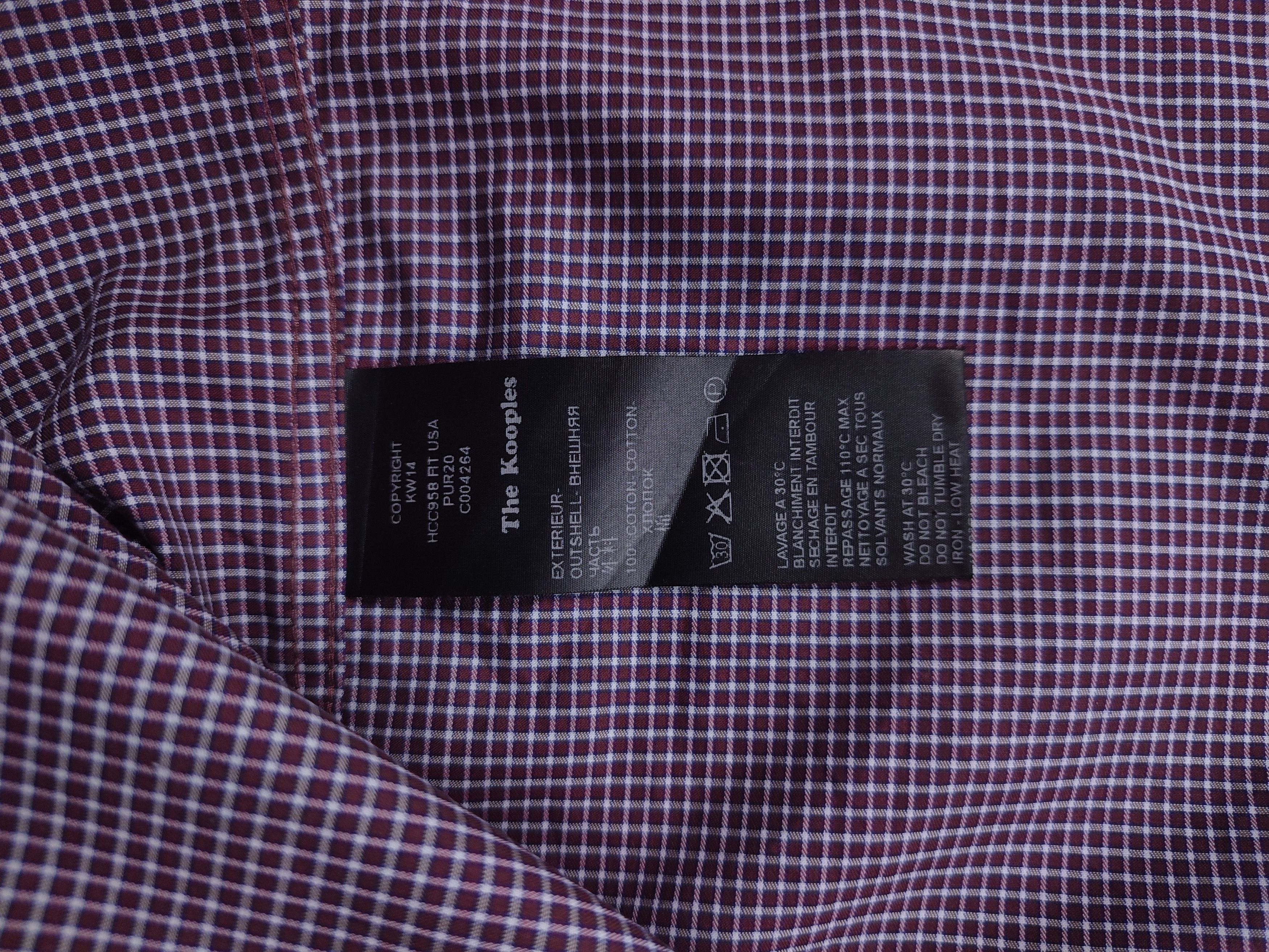 The Kooples The Kooples checkered shirt Size US XL / EU 56 / 4 - 14 Thumbnail