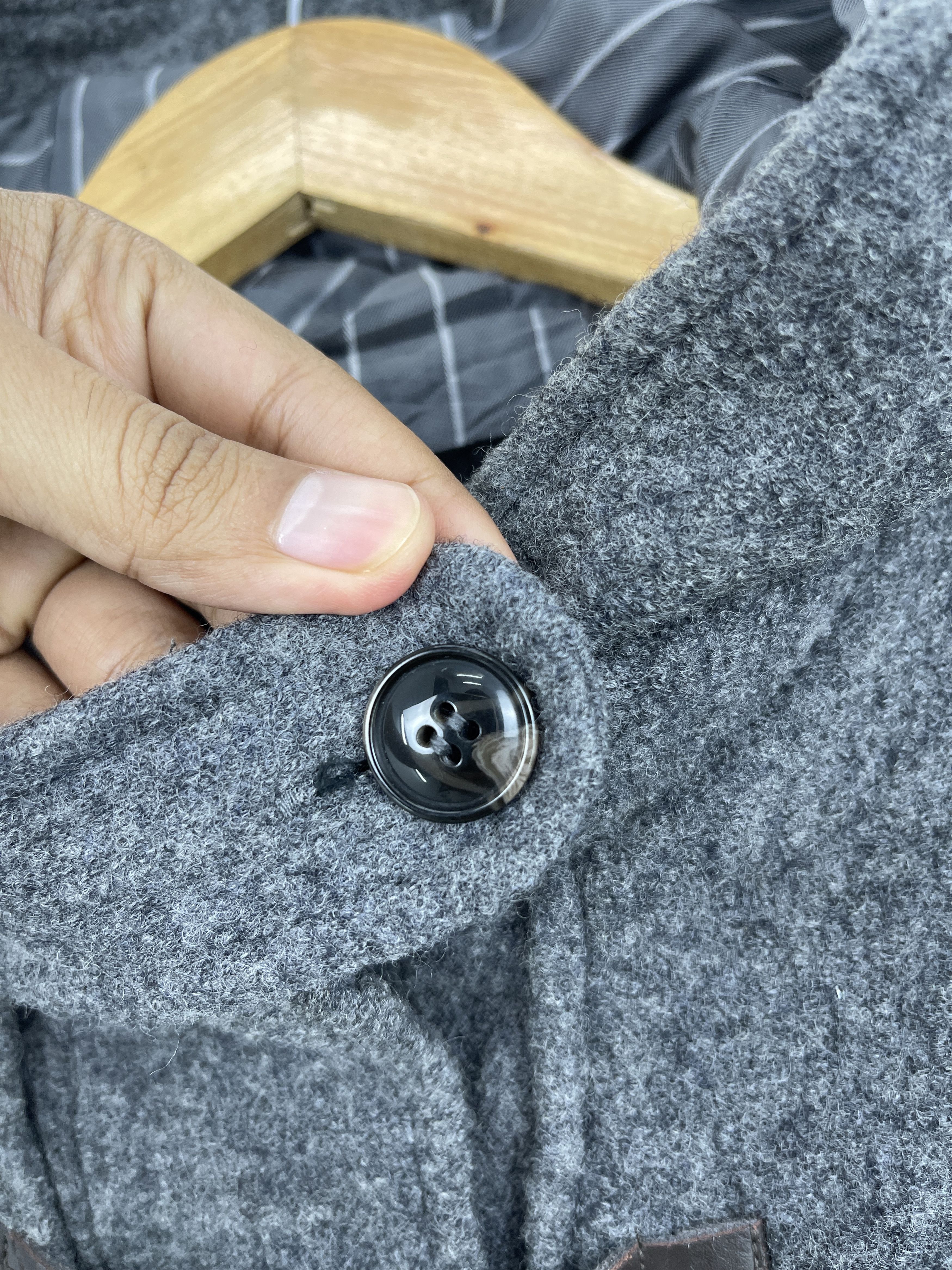 Comme Ca Ism Vintage Comme Ca Ism Button Hooded Wool Jacket JA0087 Size US M / EU 48-50 / 2 - 10 Thumbnail
