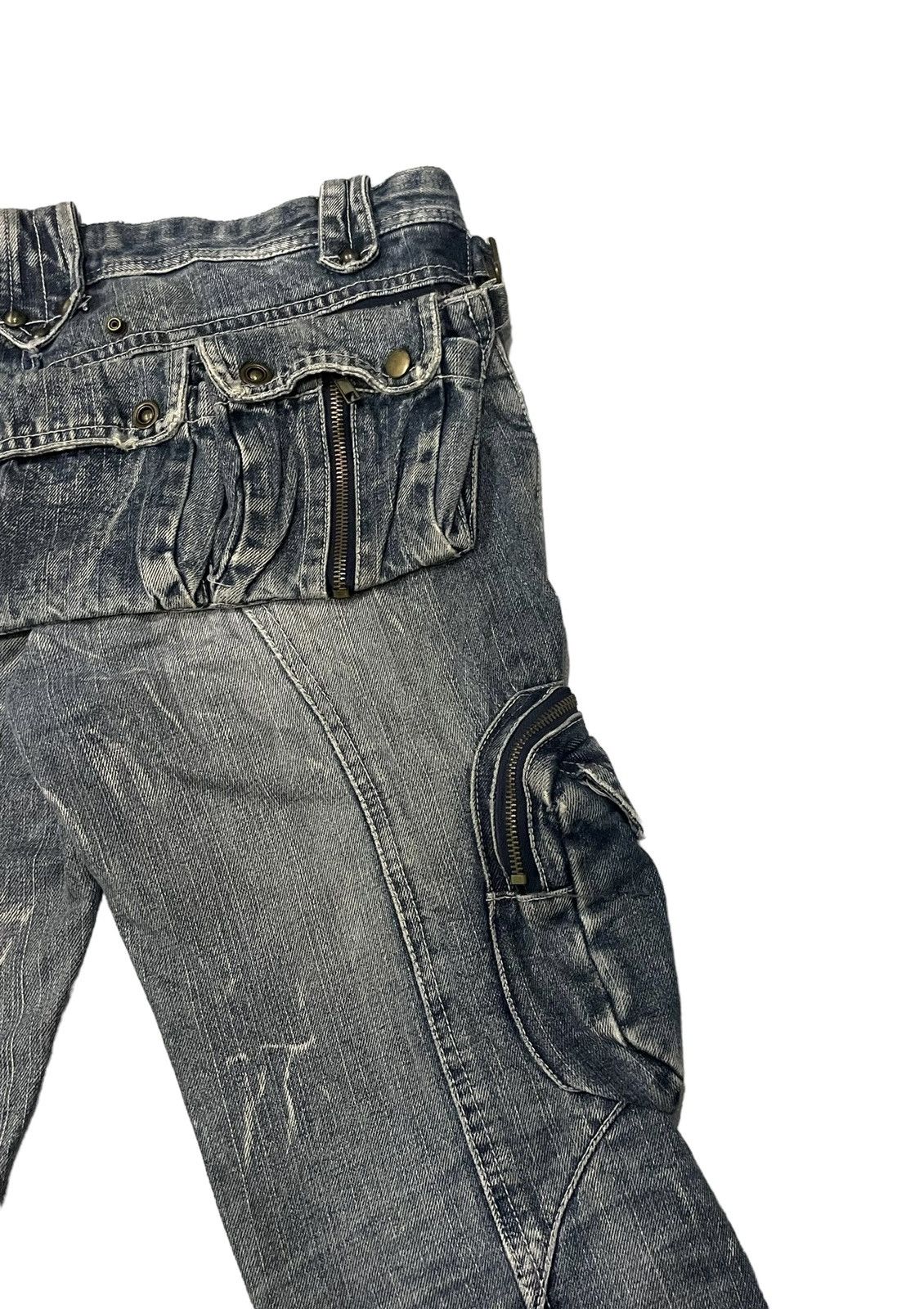 Vintage Vintage Lowbox Cargo Seditionaries Monkey Bootcut Pants Size US 33 - 8 Thumbnail