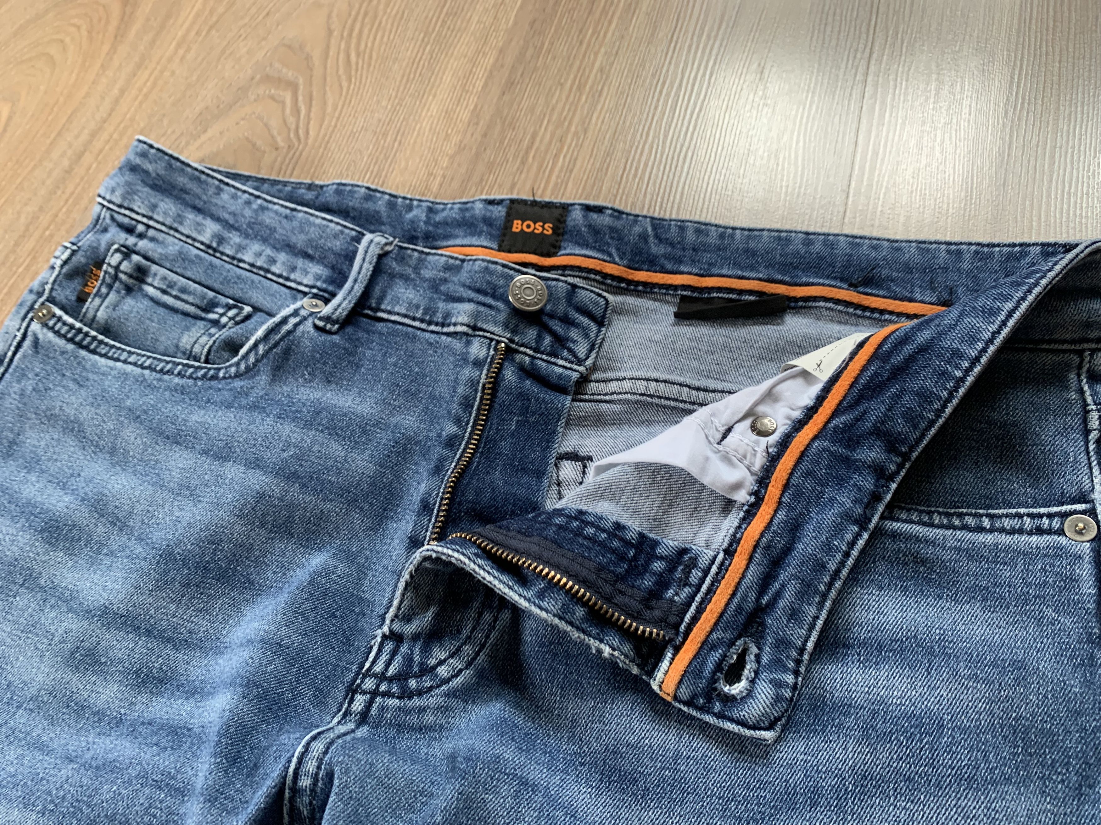 Hugo Boss Hugo Boss Delano Stretch Distressed Jeans Size US 34 / EU 50 - 5 Thumbnail