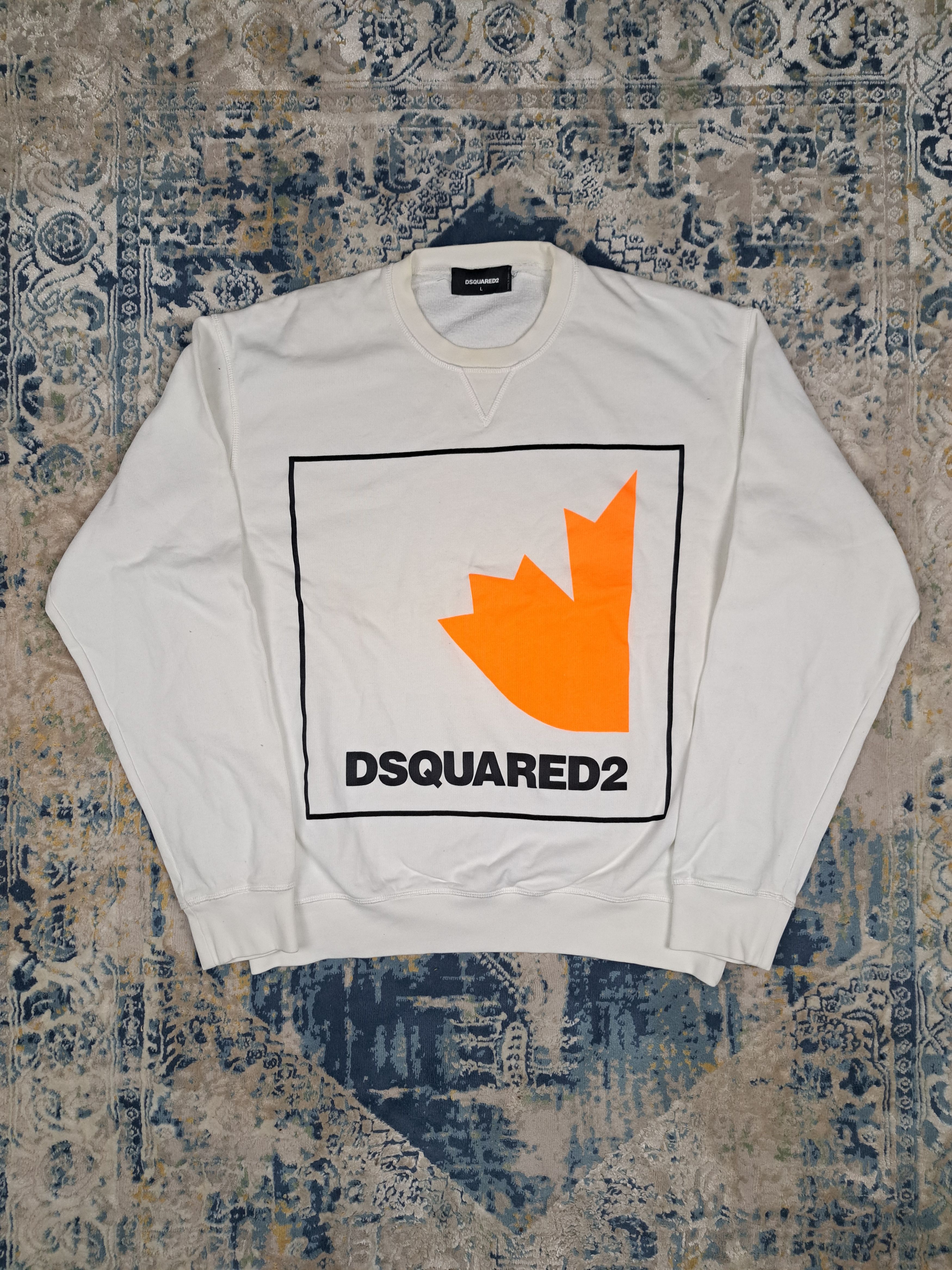 Dsquared2 Dsquared 2 DSQ2 Big Leaf Sweatshirt Drip Designer Rare Size US L / EU 52-54 / 3 - 1 Thumbnail