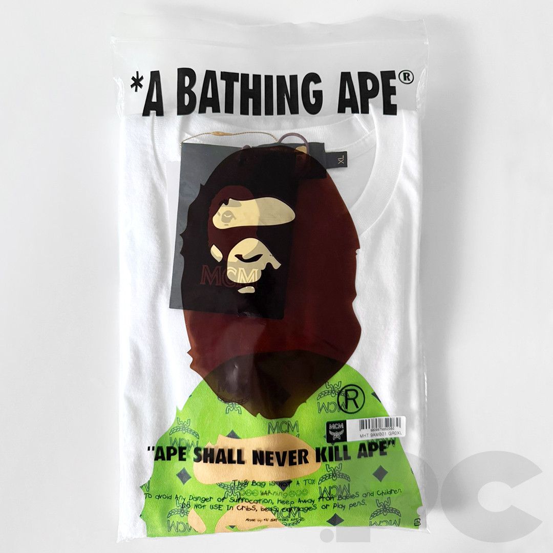 Bape × MCM BAPE x MCM "BY BATHING" TEE ape head camo wgm Size US XL / EU 56 / 4 - 8 Thumbnail