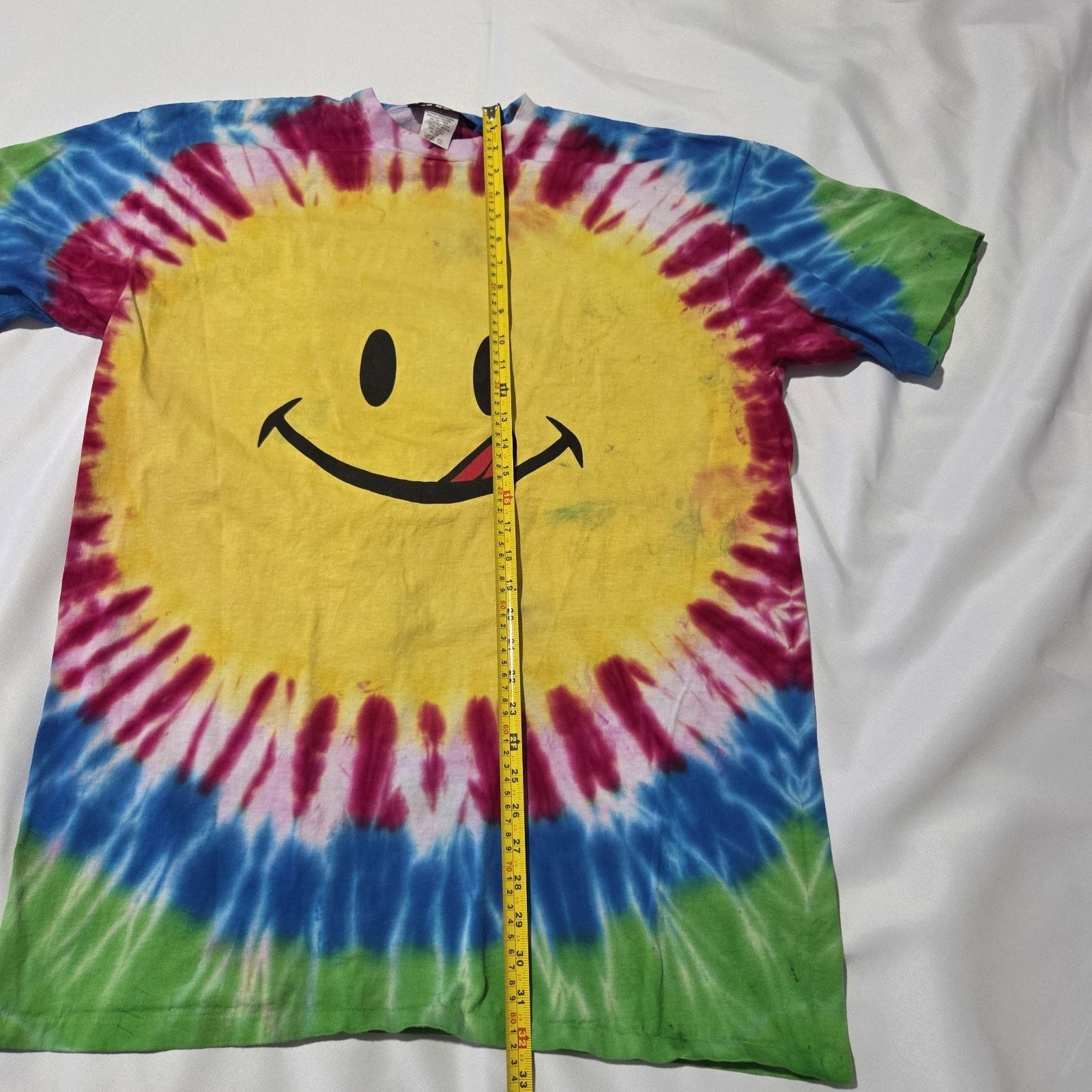 Joe Boxer VTG 90s Joe Boxer Smiley Face Tie-Dye Shirt (ASAP Rocky) -XL Size US XL / EU 56 / 4 - 5 Thumbnail