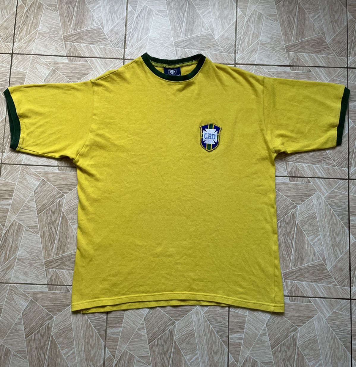 Other Retro Brazil 1970 World Cup TOFFS Vintage Football Jersey Size US XL / EU 56 / 4 - 1 Thumbnail