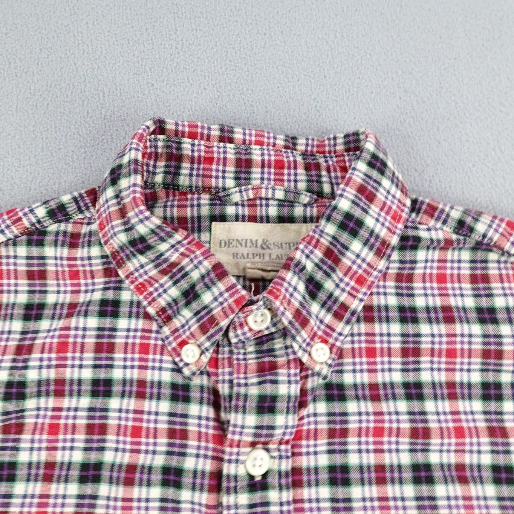 Ralph Lauren VINTAGE Ralph Lauren Button-Up Shirt Mens Small Red Plaid Denim & Supply Casual Outdoor Size US S / EU 44-46 / 1 - 2 Thumbnail