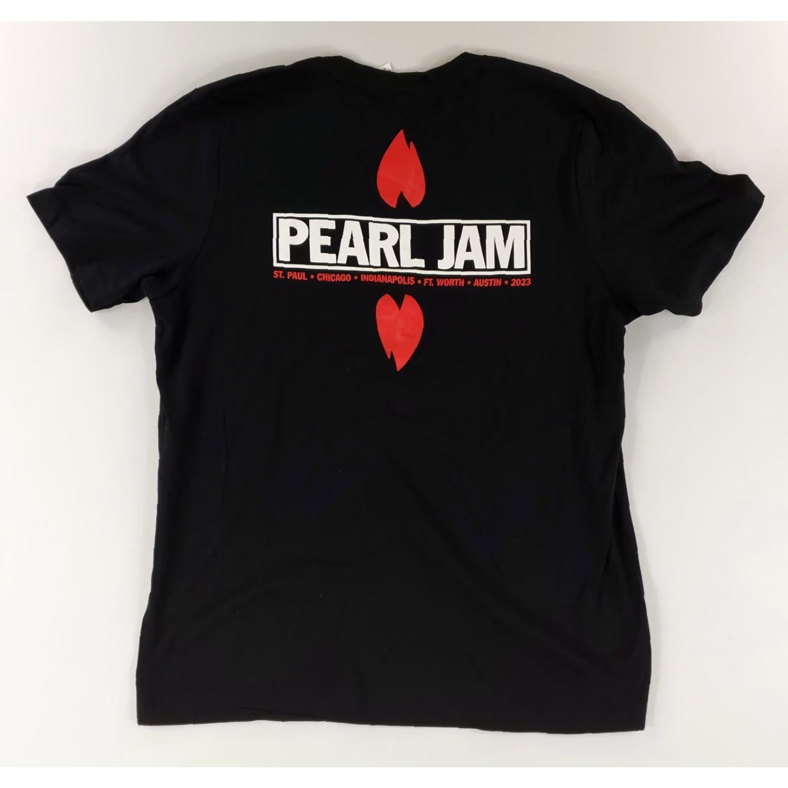 Vintage Pearl Jam T Shirt Black Short Sleeve Gigaton Tour 2023 Mens XL Size US XL / EU 56 / 4 - 4 Thumbnail