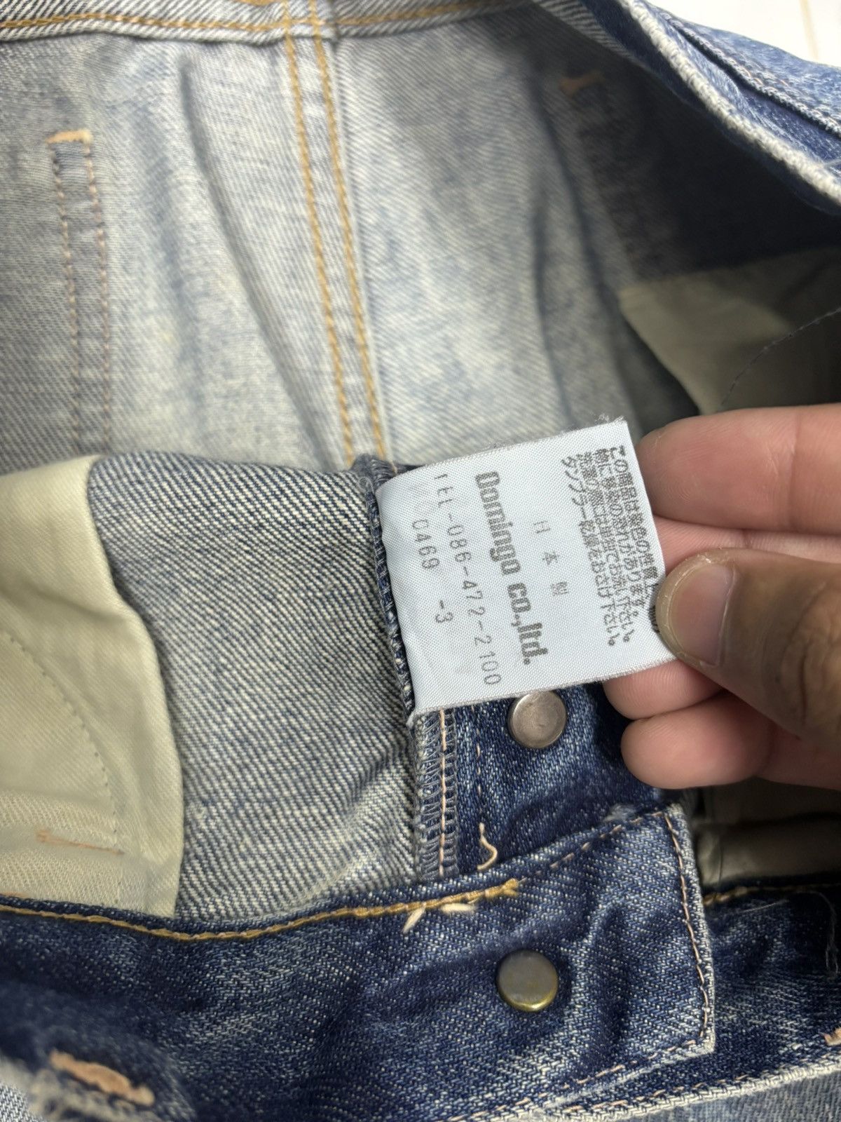 Kapital DMG DOMINGO DENIM CARGO JEANS Size 30" / US 8 / IT 44 - 11 Thumbnail
