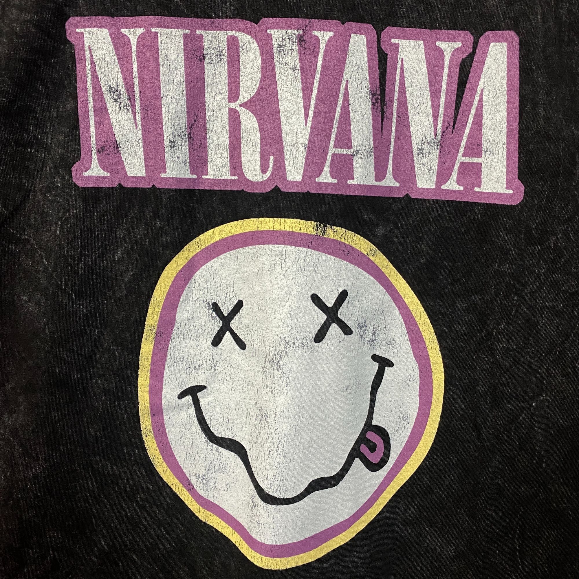Nirvana Nirvana Dead Smiley Face Logo Mineral Wash T-Shirt Large Size US L / EU 52-54 / 3 - 2 Thumbnail