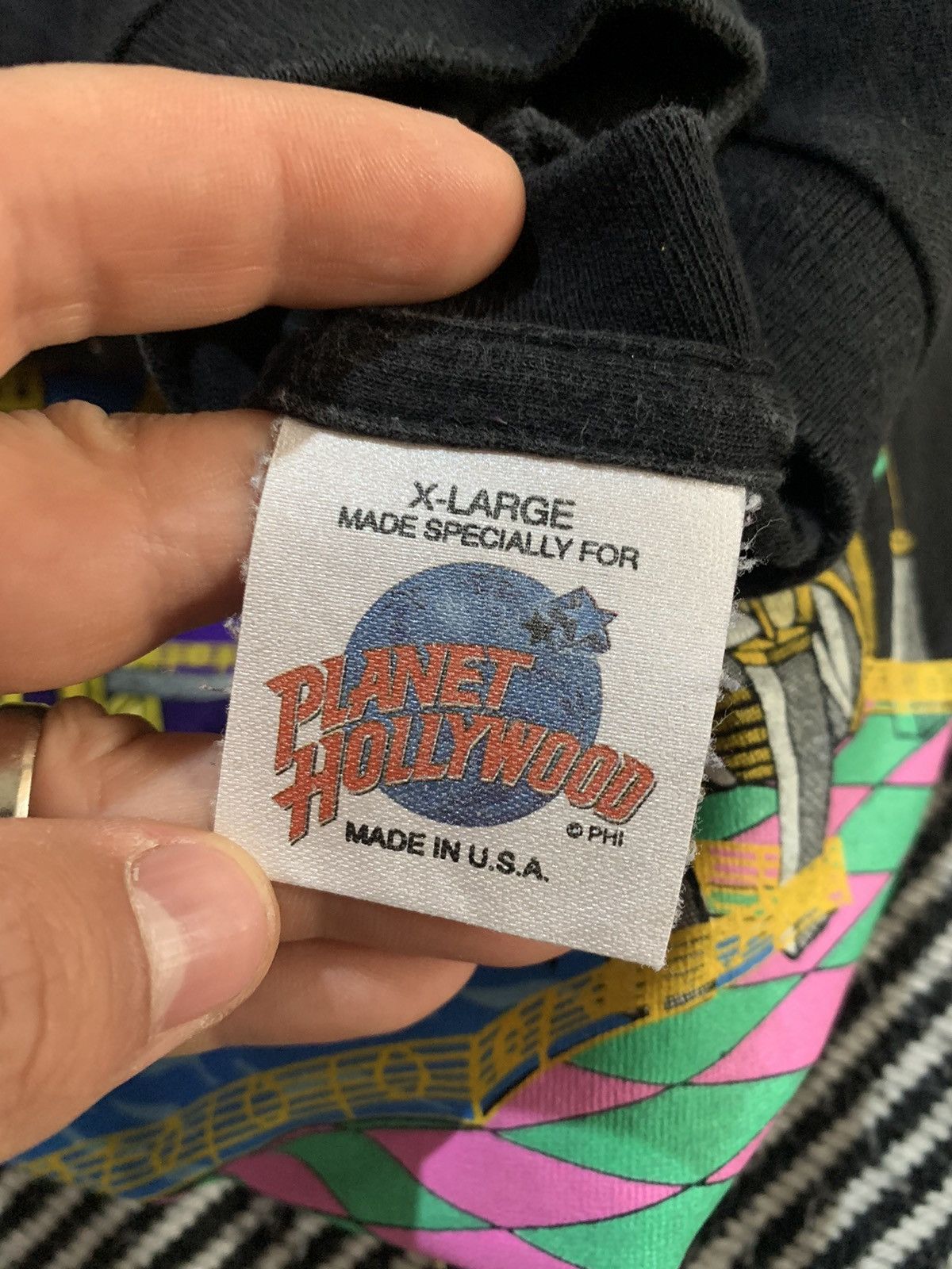 Planet Hollywood Rare Planet Hollywood Made In USA Tee Size US XL / EU 56 / 4 - 5 Thumbnail