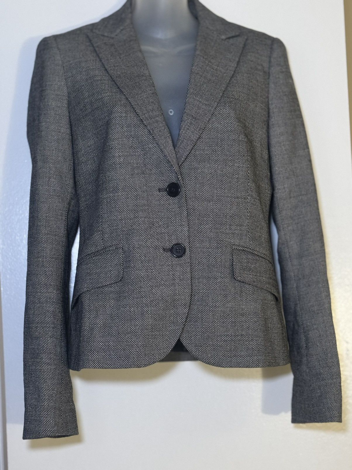 Theory Theory Gray Two-Button Tailored Blazer Size M / US 6-8 / IT 42-44 - 2 Thumbnail