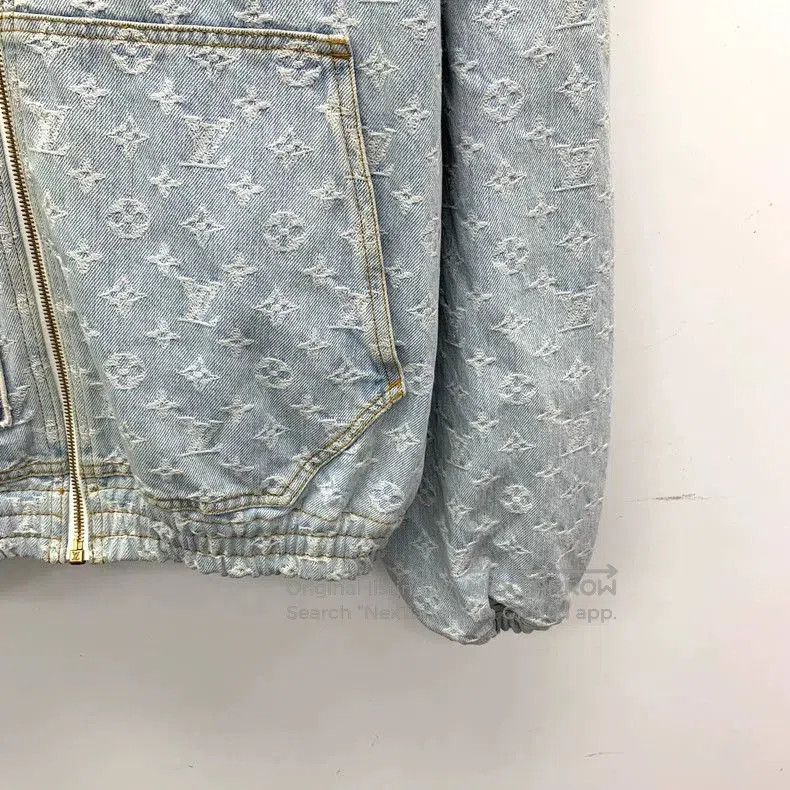 Louis Vuitton Louis Vuitton x NBA Denim Hooded Jacket. Size US XL / EU 56 / 4 - 4 Thumbnail