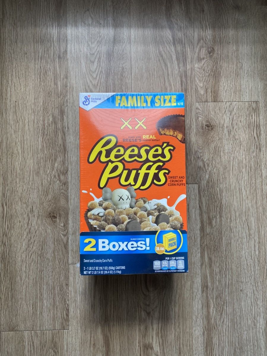 Kaws Kaws Reeses Puffs Cereal Box Size ONE SIZE - 2 Thumbnail