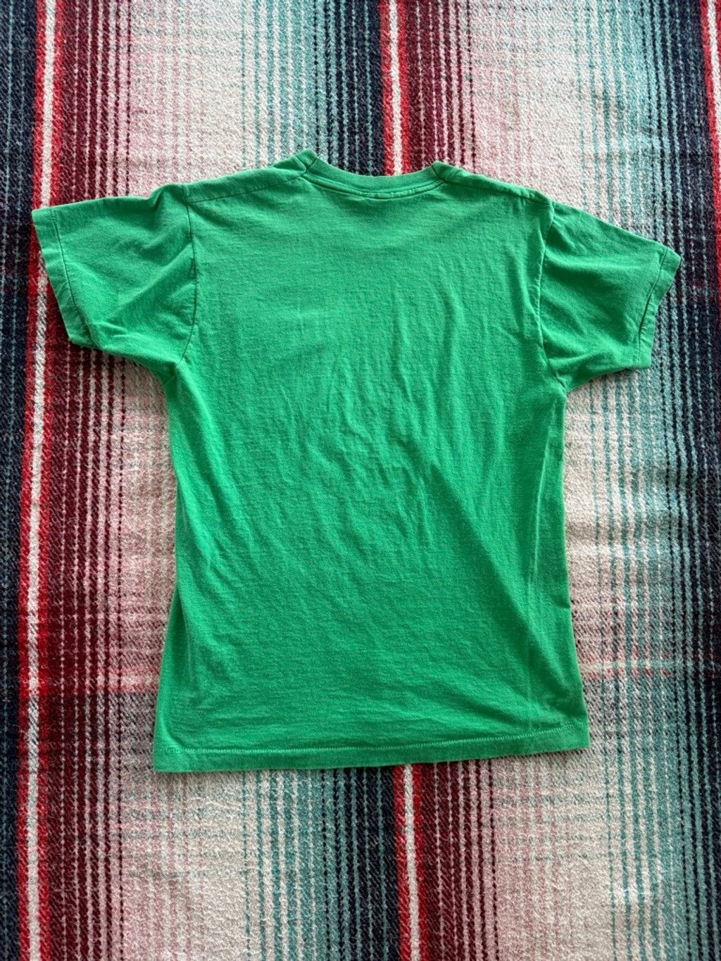 Fruit Of The Loom Vintage Fruit of the Loom Green Short Sleeve Pocket Tee L Size US L / EU 52-54 / 3 - 3 Thumbnail