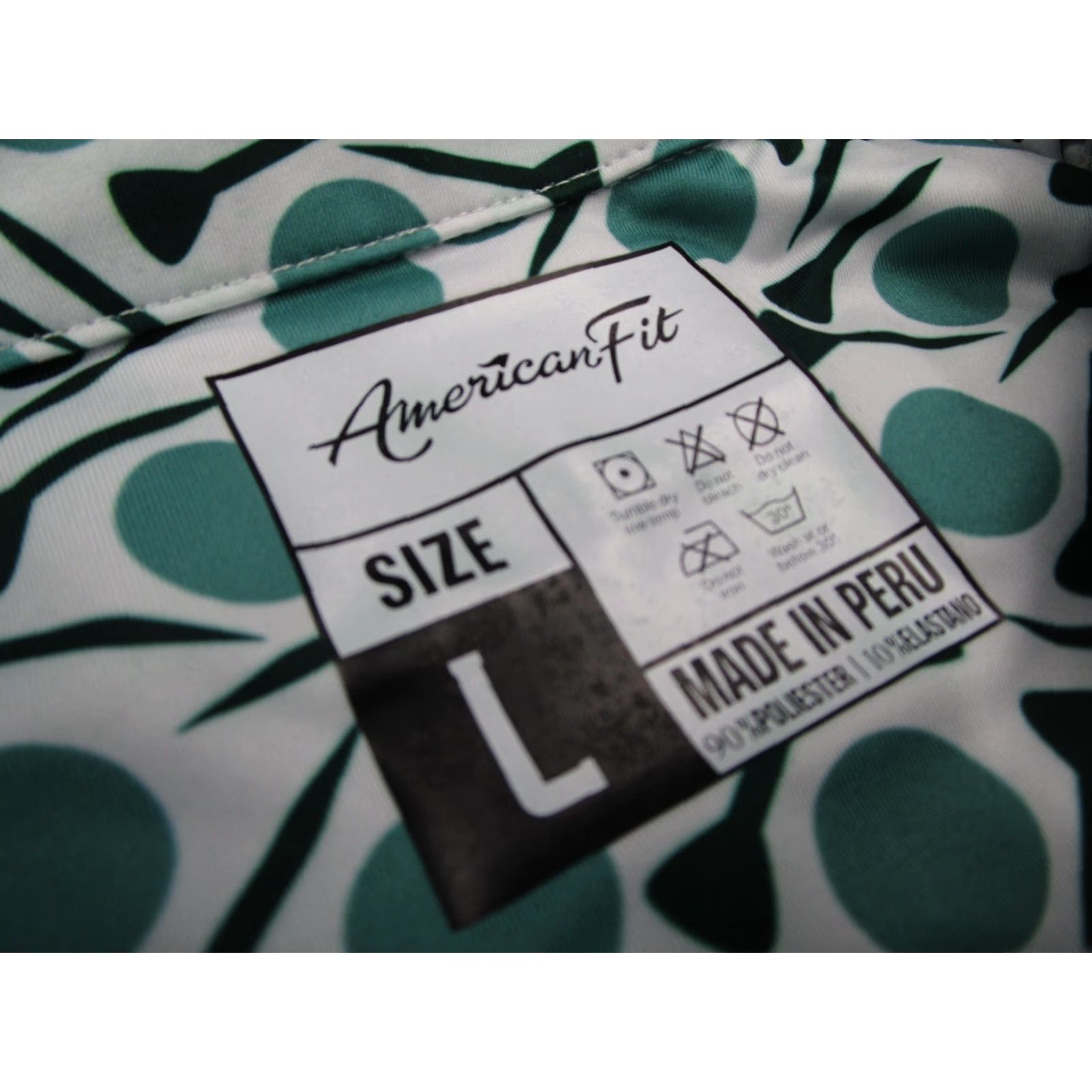 Vintage American Fit Golf Polo Mens Large Green Freddie Performance UPF Travel Resort Size US L / EU 52-54 / 3 - 3 Thumbnail