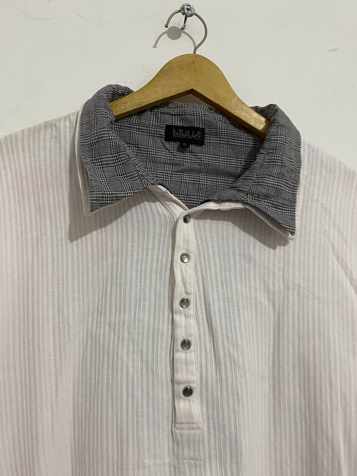 Japanese Brand 🖤BLACKFRIDAY🖤Louis chavlon polo double layer dyed pink Size US L / EU 52-54 / 3 - 4 Thumbnail