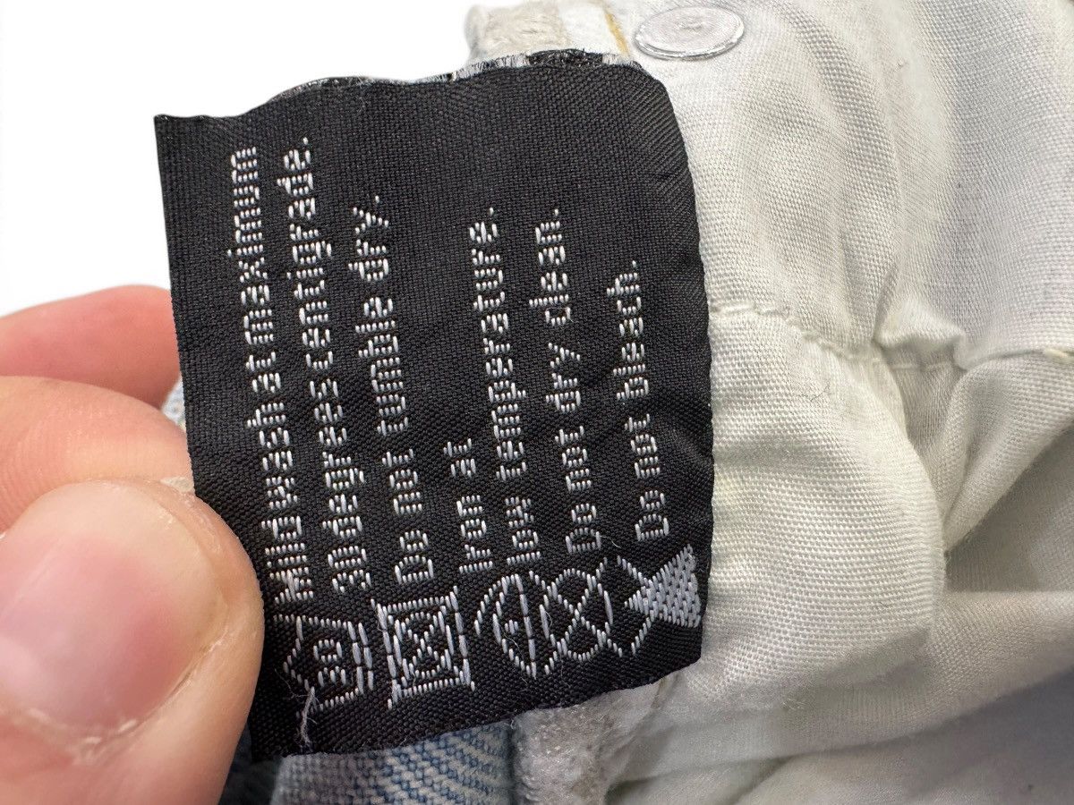 Who Decides War Who Decides War White Blue Denim Shorts Size US 34 / EU 50 - 9 Thumbnail