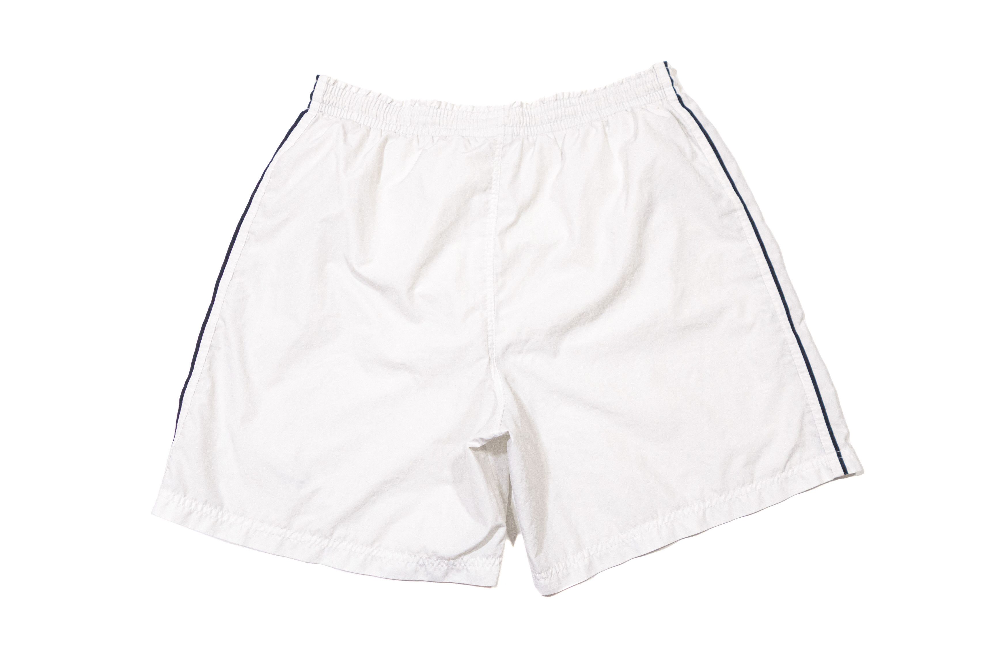 Nike 90S Team Swoosh Logo Sport Shorts Size US 34 / EU 50 - 2 Thumbnail