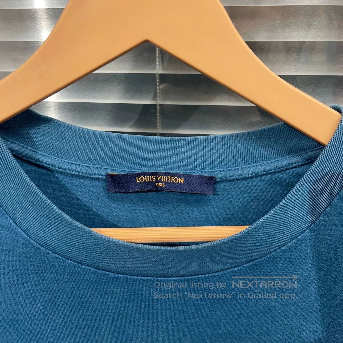 Louis Vuitton Blue Gradient Pattern Short Sleeve Shirt. Size US L / EU 52-54 / 3 - 3 Thumbnail