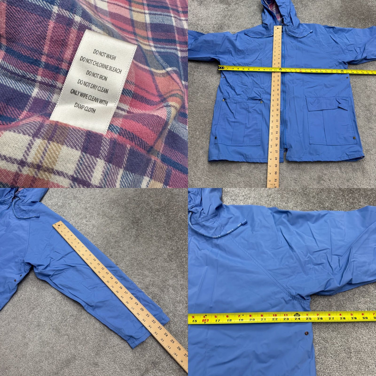 Vintage JG Hook Windbreaker Hoodie Jacket Womens Large Blue L Jacket/Casual, Travel, Outdoor Size L / US 10 / IT 46 - 8 Thumbnail