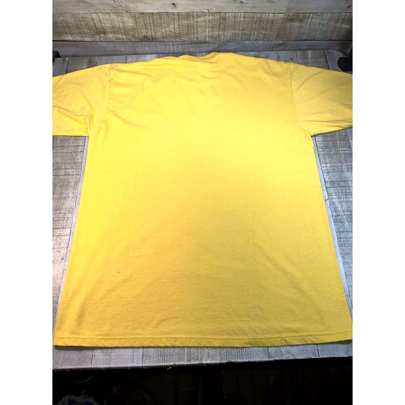 Jerzees VINTAGE Jerzees T-Shirt Men’s Yellow 50/50 Large L Regular Shirt Mens Size US L / EU 52-54 / 3 - 6 Thumbnail