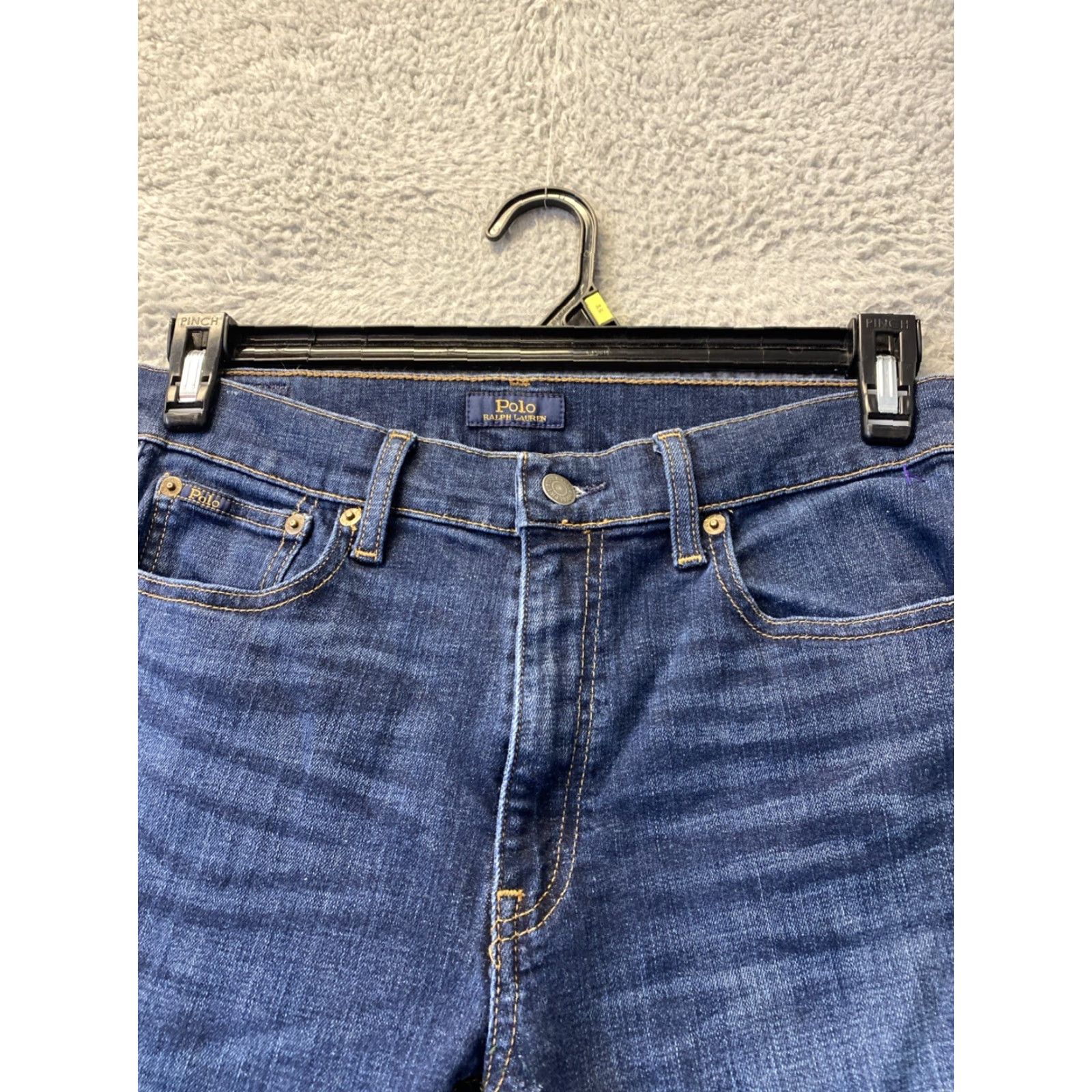Polo Ralph Lauren Polo Ralph Lauren Jeans Womens Size 30 X 28 Denim Slim Belted Blue 100% Cotton Size 30" / US 8 / IT 44 - 2 Thumbnail